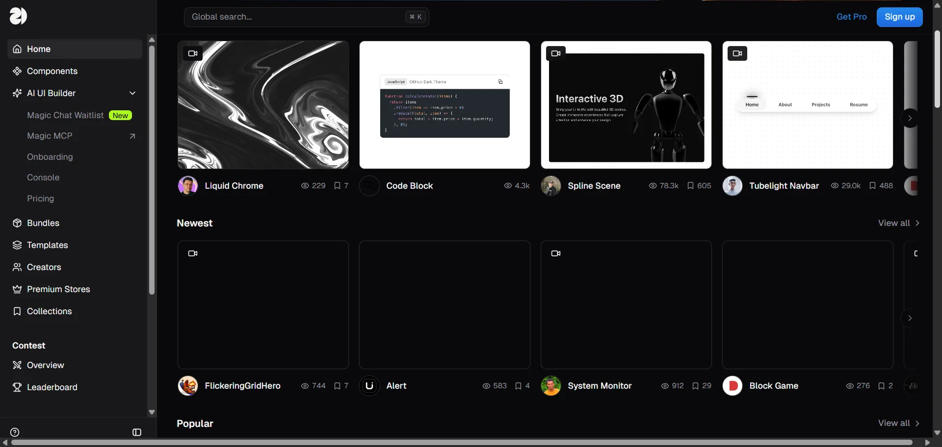 21st.dev is a dynamic platform designed for developers and designers to discover, share, and craft high-quality UI components. It functions as a community-driven marketplace where users can publish and remix reusable React components styled with Tailwind CSS and Radix UI. The platform emphasizes minimalism and modern design, making it an excellent resource for building polished user interfaces efficiently.
