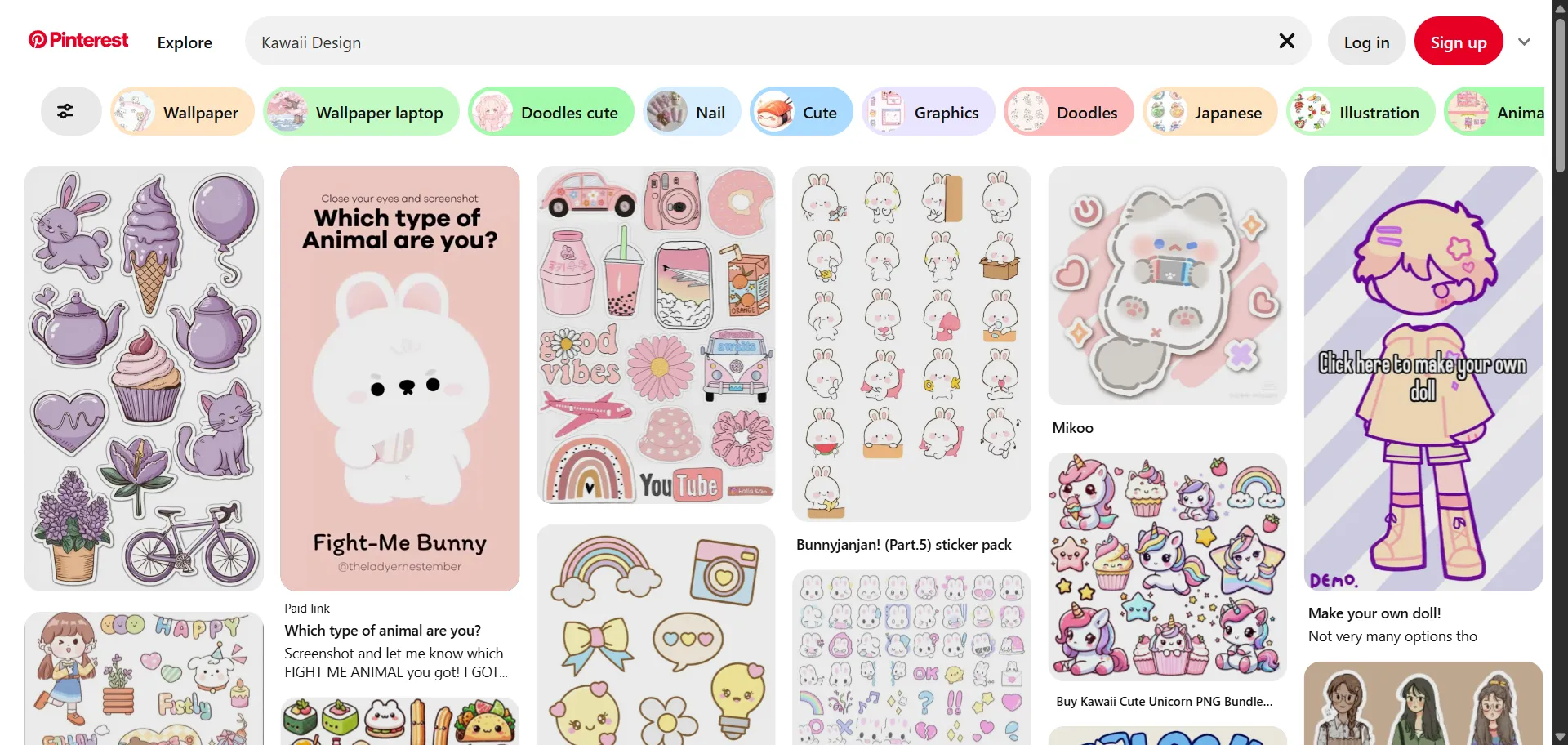 Kawaii-design-style
