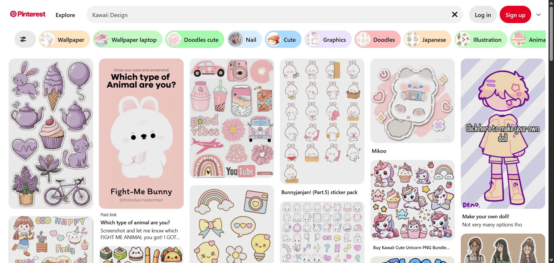Kawaii-design-style