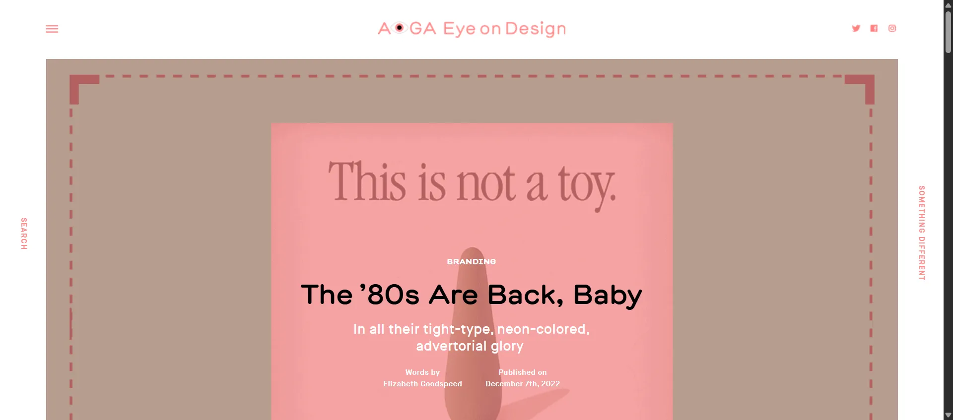 AIGA Eye on Design