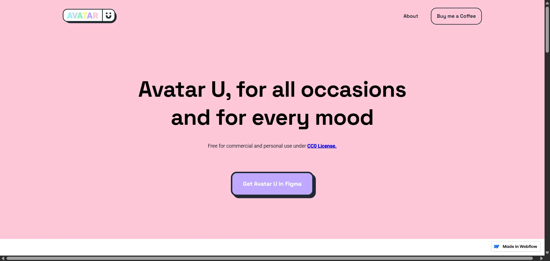 open source library of customizable avatars for personal and commercial use. It offers Figma and Sketch files to create funny and unique profile pictures.