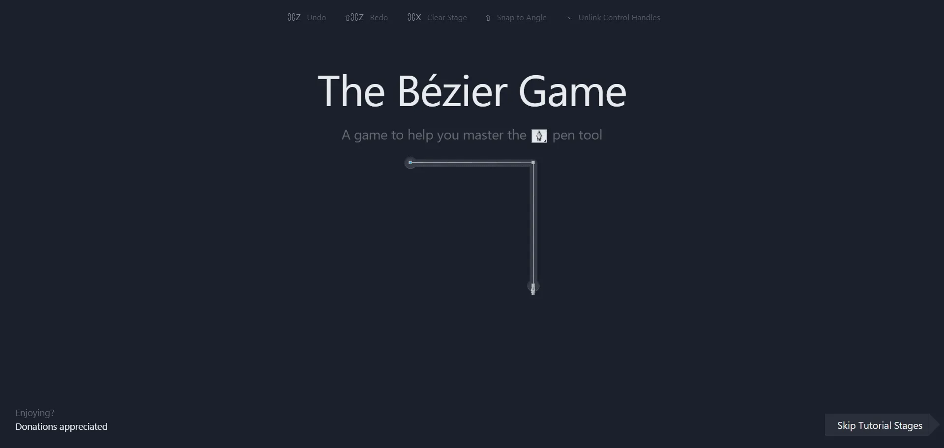 The Bézier Game transforms pen tool frustration into interactive mastery for designers and photographers. Built for creatives who need precise curve control in Adobe Illustrator and Photoshop, this gamified learning tool combines step-by-step tutorials with progressive shape challenges so you can master bezier curves and anchor points, while interactive exercises and real-time feedback enable confident pen tool usage without traditional learning curve pain. This runs on a platform trusted by 100k+ designers worldwide and featured in Fast Company, ensuring every skill level ships faster, looks sharper, and scales effortlessly from basic lines to complex illustrations.