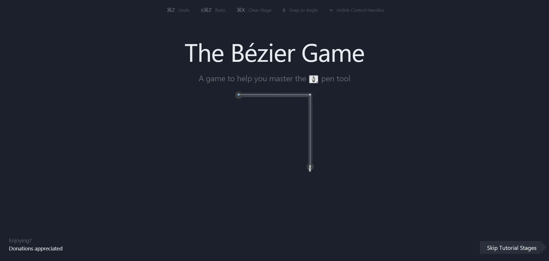 Making perfect curves and masks using the pen tool can be challenging for beginners, but this game adds a fun element to practicing pen tools and becoming better at making bezier curves.