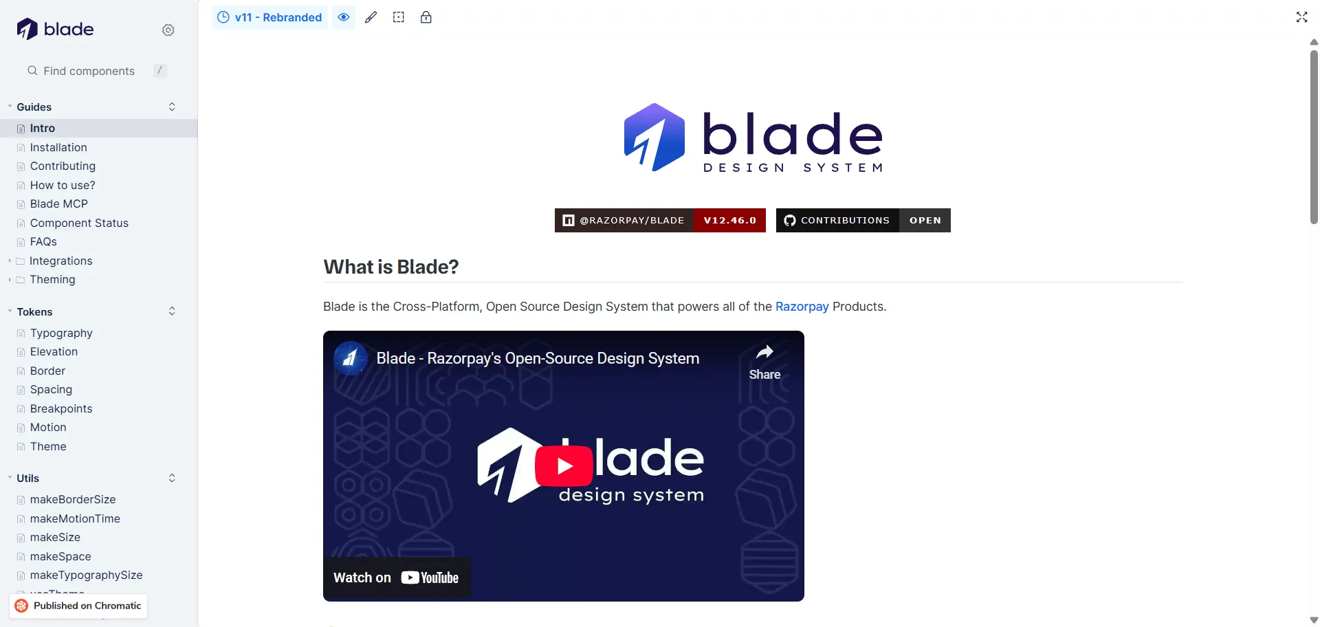 Blade eliminates inconsistent fintech interfaces into cohesive user experiences through comprehensive React design system. Built for Razorpay teams and fintech developers, this specialized toolkit combines 29 payment-focused components with design tokens so you can build financial products faster, while accessibility compliance and mobile optimization enable consistent branding without development complexity. This runs on a platform trusted by Razorpay's payment ecosystem, ensuring every project ships faster, looks sharper, and scales effortlessly through fintech-optimized components.