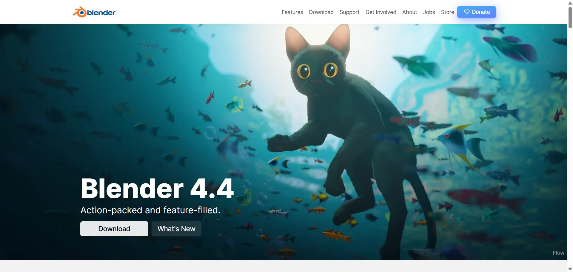 A free and open source software for 3D creation. Used for creating animated films, visual effects, art, 3D-printed models, motion graphics, interactive 3D applications, virtual reality, and, formerly, video games.