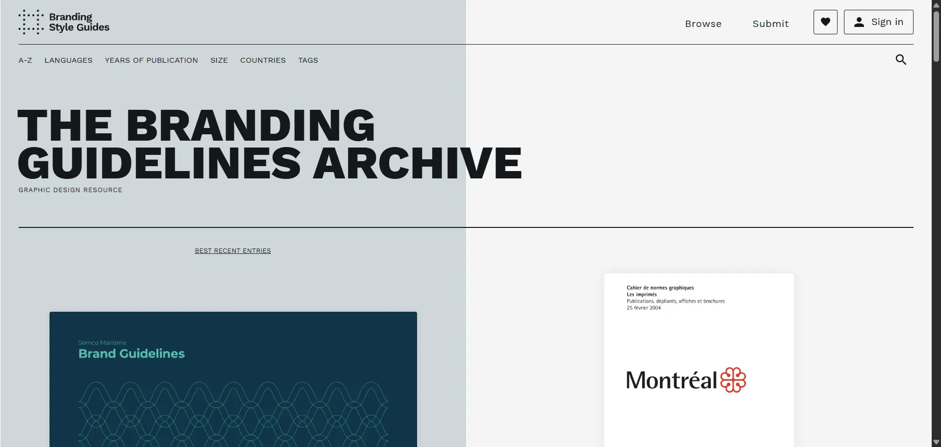 Branding Style Guides transforms design research into instant inspiration with the world's largest brand manual archive. Built for designers who need brand identity references, this comprehensive resource combines 2,000+ PDF style guides with worldwide brand manual collection so you can analyze logos, typography, and color systems across industries, while searchable database and year-by-year organization enable rapid brand research without subscription barriers. This runs on a platform trusted by design professionals worldwide since 2019 with submissions from leading brands and agencies, ensuring every project ships faster, looks sharper, and scales effortlessly from startup identity to enterprise rebranding.