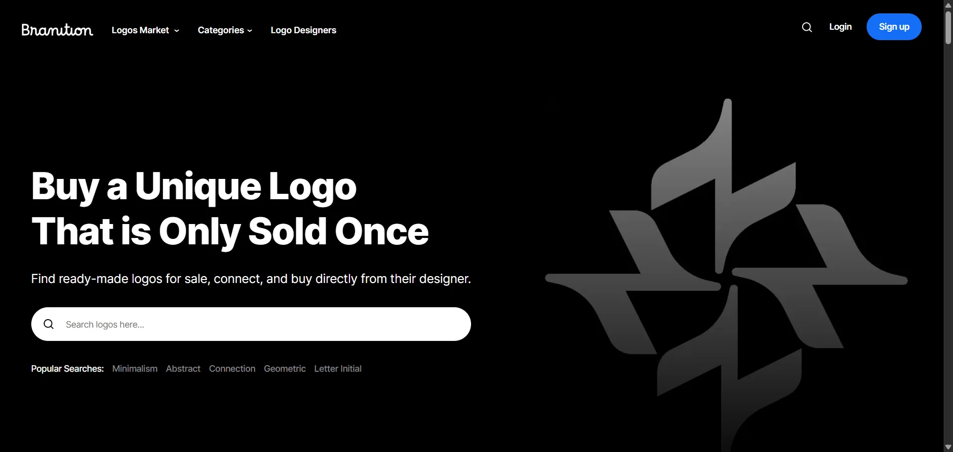 Allows designers to upload and promote their premade logos without any commission cost and offers unique, unused, and exclusive logos for various brands. A Platform for selling and buying ready-made logos from professional designers.