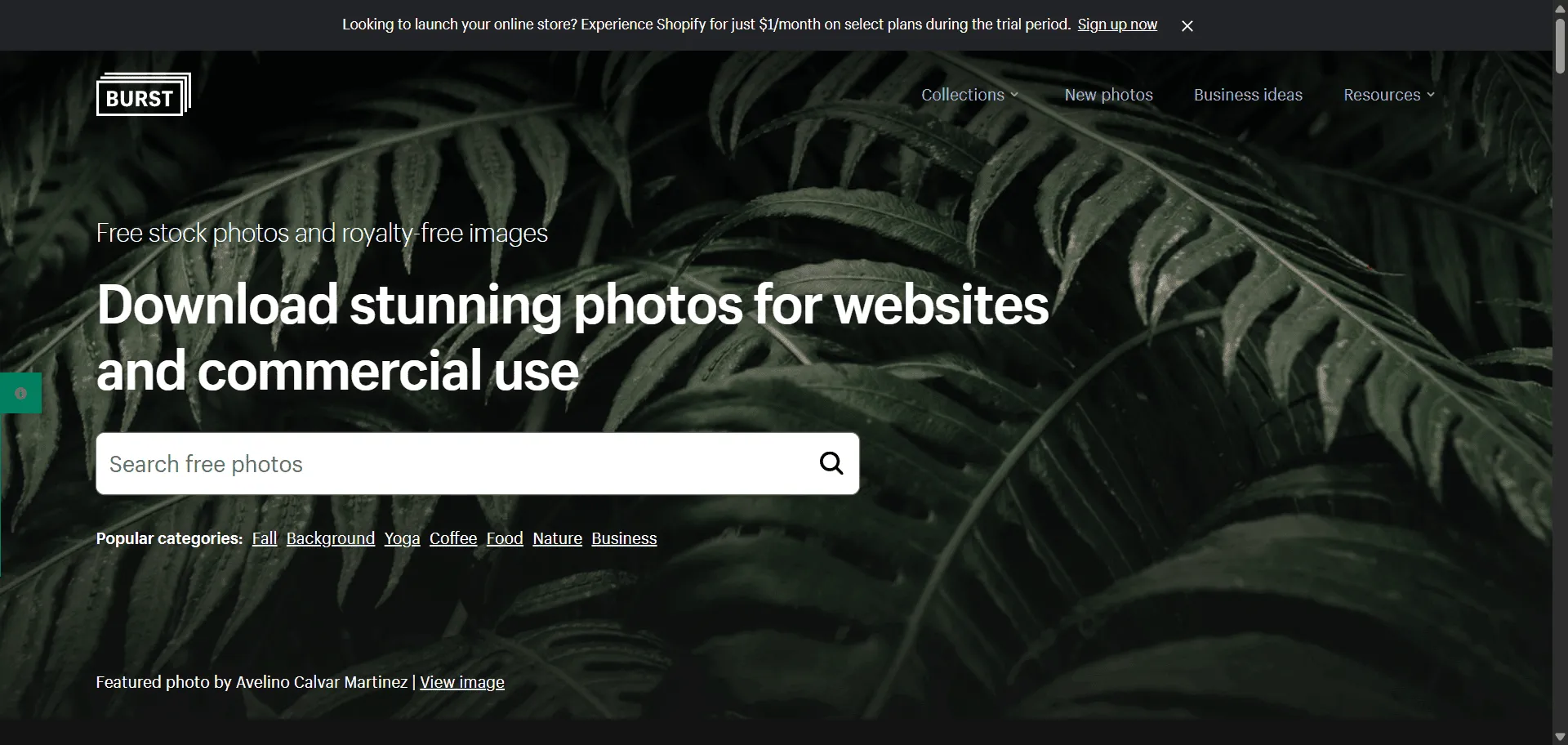 Access unlimited professional visuals without budget constraints using free stock photos platform Shopify Stock Photos. Designed for entrepreneurs, designers, and content creators seeking high-quality imagery for commercial projects, it combines 20,000+ royalty-free images with zero attribution requirements so you can enhance websites, marketing campaigns, and business materials instantly, while curated collections spanning business, retail, and lifestyle categories enable targeted visual storytelling without licensing complications or subscription fees. The platform serves diverse creative needs through contributions from a global photographer community, ensuring your projects maintain professional standards across all industries and applications. You can download unlimited high and low resolution images, edit and modify photos freely, and use them for everything from product packaging to billboard advertisements while accessing specialized collections for ecommerce businesses. This runs on Shopify's trusted infrastructure used by major publications including Huffington Post and Forbes, ensuring every project delivers exceptional results that elevate brand presence, engage audiences effectively, and accelerate content production through comprehensive commercial usage rights.
