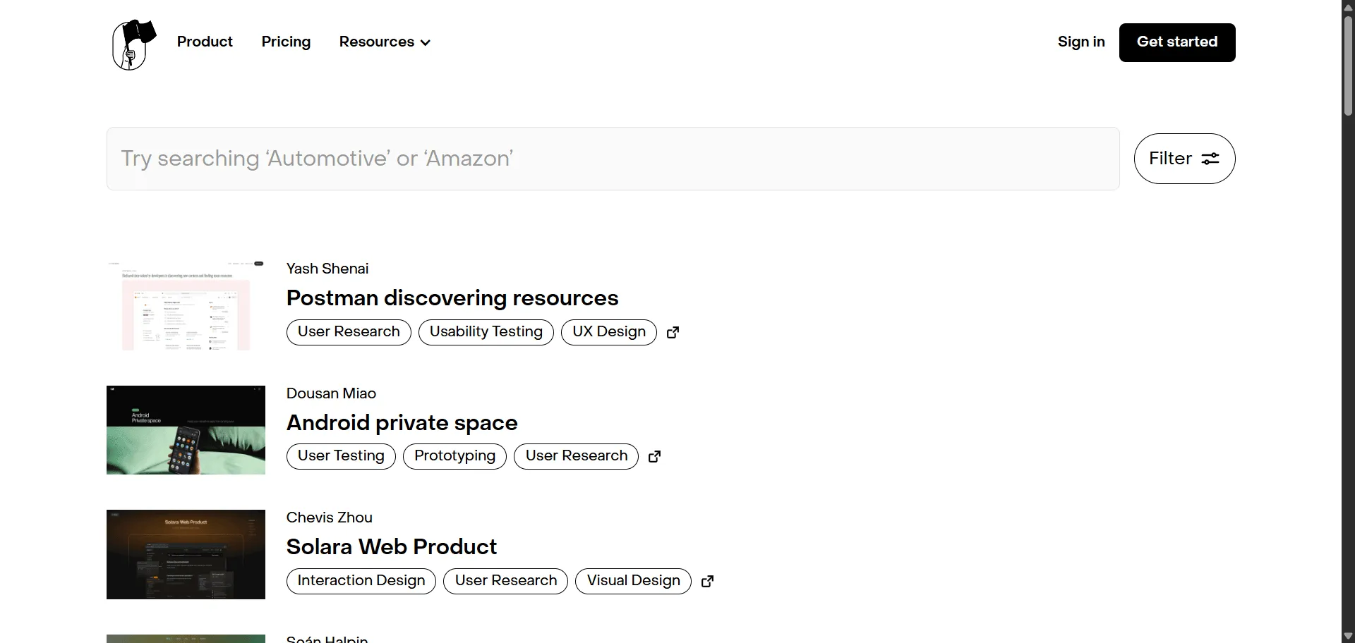Discover proven design strategies through curated UX case studies from Case Study Club. Built for designers, product managers, and creative professionals seeking real-world insights, it combines weekly expert curation with industry-leading case studies so you can learn from Apple, Google, and Spotify designers instantly, while free submission processes and newsletter distribution enable knowledge sharing without complex publication barriers. The platform showcases everything from LinkedIn home page redesigns to Spotify collaboration features, ensuring your skills stay current with contemporary design challenges and solutions. You can submit personal projects for free exposure or explore commercial featuring options while accessing detailed breakdowns of design processes, user research methodologies, and measurable outcomes. This runs on a system trusted by 33,000+ design professionals and featured across design communities, ensuring every case study delivers actionable insights that elevate your design thinking, portfolio quality, and problem-solving approach.