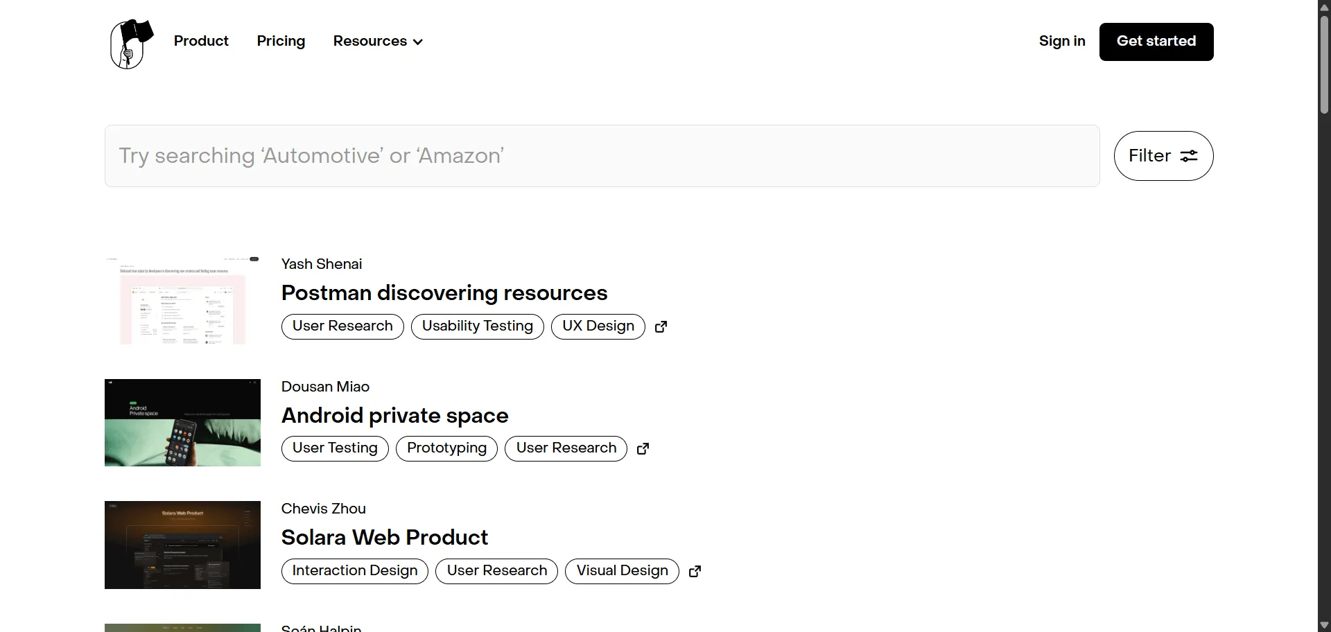Discover proven design strategies through curated UX case studies from Case Study Club. Built for designers, product managers, and creative professionals seeking real-world insights, it combines weekly expert curation with industry-leading case studies so you can learn from Apple, Google, and Spotify designers instantly, while free submission processes and newsletter distribution enable knowledge sharing without complex publication barriers. The platform showcases everything from LinkedIn home page redesigns to Spotify collaboration features, ensuring your skills stay current with contemporary design challenges and solutions. You can submit personal projects for free exposure or explore commercial featuring options while accessing detailed breakdowns of design processes, user research methodologies, and measurable outcomes. This runs on a system trusted by 33,000+ design professionals and featured across design communities, ensuring every case study delivers actionable insights that elevate your design thinking, portfolio quality, and problem-solving approach.