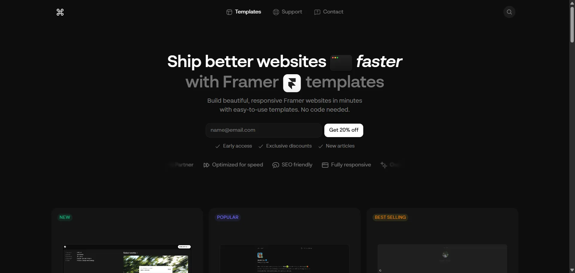 Aggregates resources for Framer design tool.Offers templates, components, and guides to enhance Framer projects