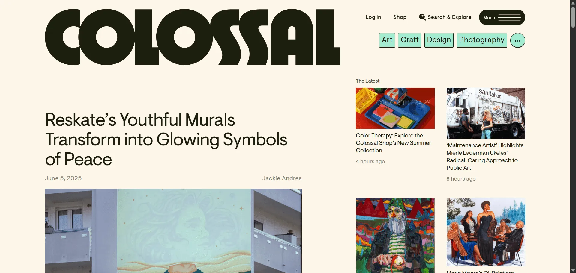 Skip endless scrolling through uninspiring content and discover extraordinary artistic vision through art magazine This Is Colossal. Built for artists, designers, and creative professionals seeking depth beyond social media feeds, this Chicago-based platform combines daily editorial coverage with handpicked contemporary art so you can explore photography, sculpture, design, and visual culture that actually matters, while archives of nearly 7,000 articles and expert curation enable continuous creative growth without wasting time on mediocre content. This runs on a platform trusted by 732K monthly visitors and recognized by the National Endowment for the Arts as a "must read," ensuring every article celebrates both emerging and established artists, maintains editorial excellence that earned a Utne Media Award, and connects you with the most positive and impactful stories in contemporary visual culture. Where other sites chase trends, Colossal reveals timeless artistic innovation.