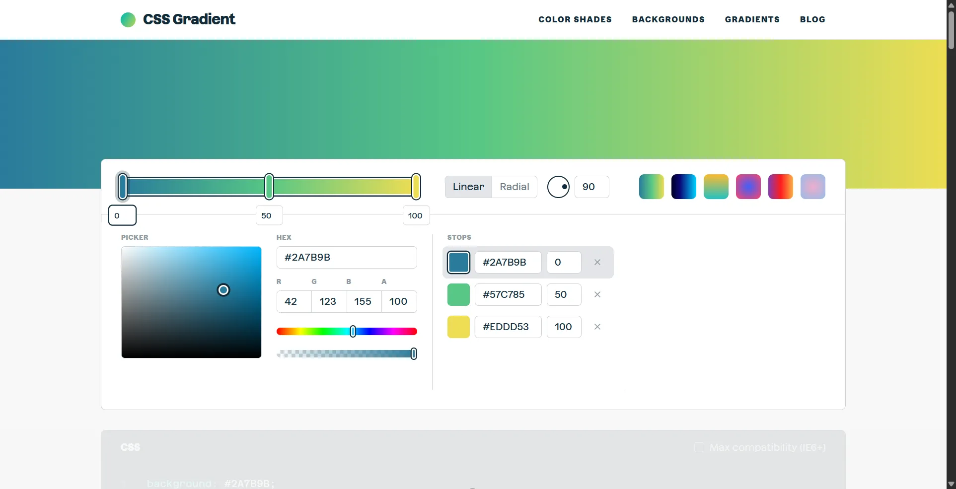 CSS Gradient