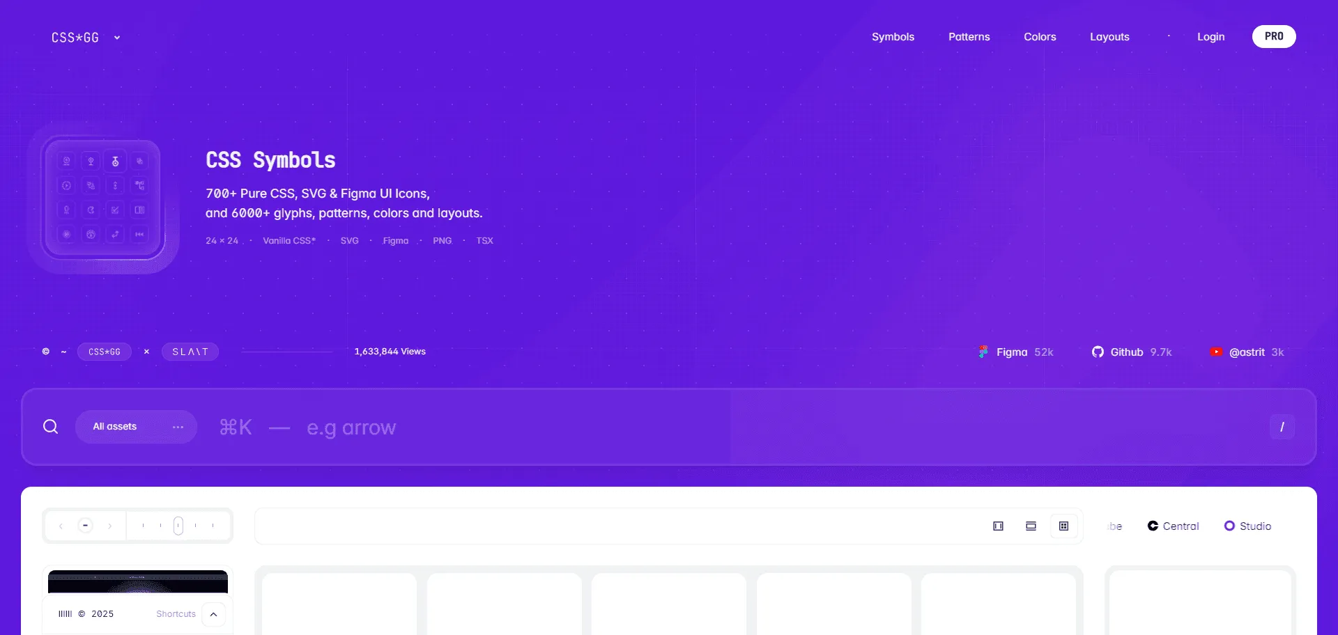 Skip slow icon bundles for fast-loading design with CSS.gg CSS icons. Built for web developers and UI designers, CSS.gg CSS icons merges pure CSS craftsmanship with SVG and Figma options so you can customize instantly and keep bundle size ultra-light, while styled-components and API integration enable simple, scalable icon management without complex dependencies. Resize effortlessly via CSS variables and recolor icons with currentColor for seamless theming. Flexible delivery lets you add icons via CDN, npm, or JSON/XML API—and every icon is accessible and retina-ready by default. Enjoy advanced features like animated loaders, instant search, and a streamlined web app for rapid icon selection. The collection, featuring 700+ UI icons and over 6,000 glyphs, is trusted by more than 9.9k GitHub stars, helping every project load faster and maintain a consistent, modern look across any device.