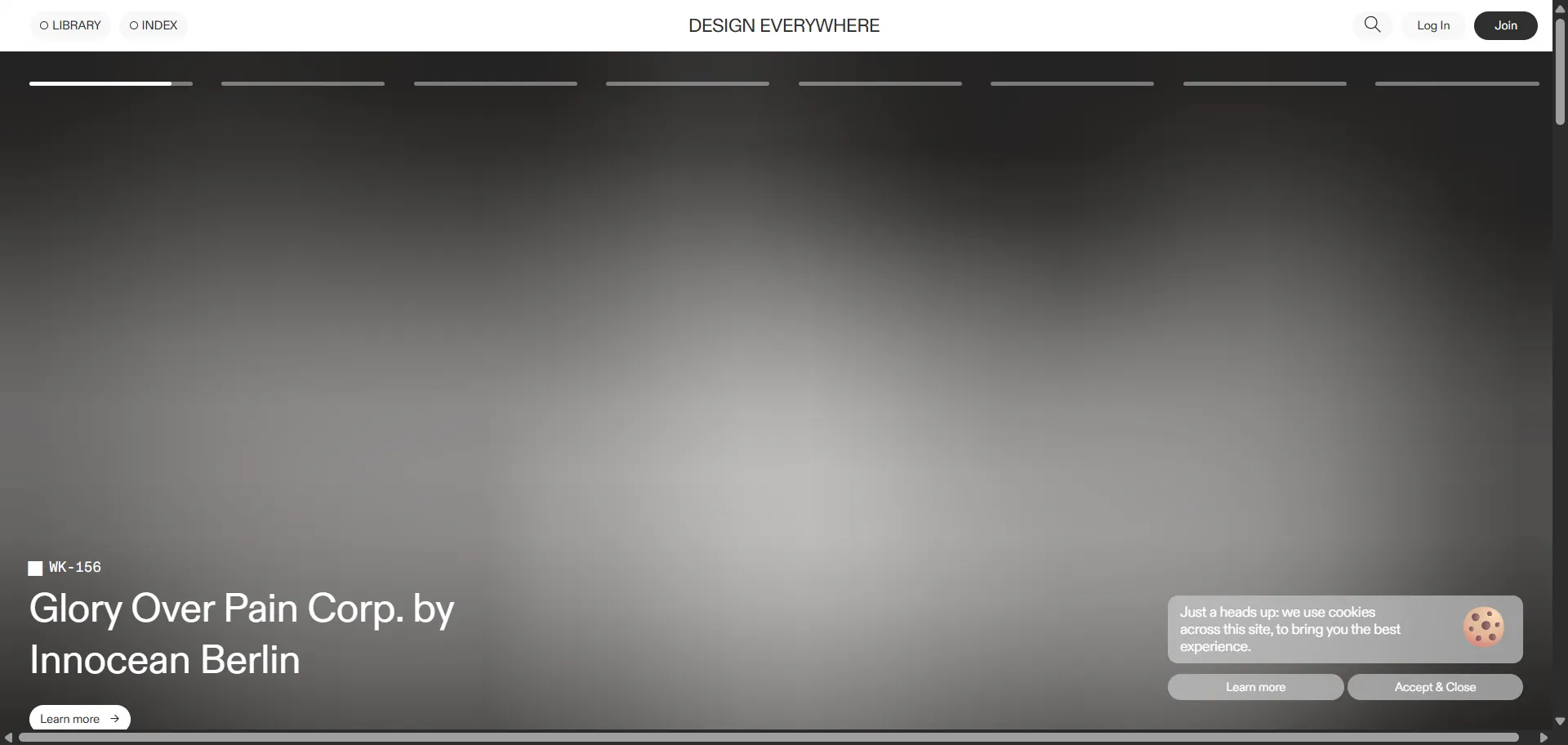 Real-life creative works of designers from all around the world. It also features various categories of design, such as graphic, web, product, and interior design.