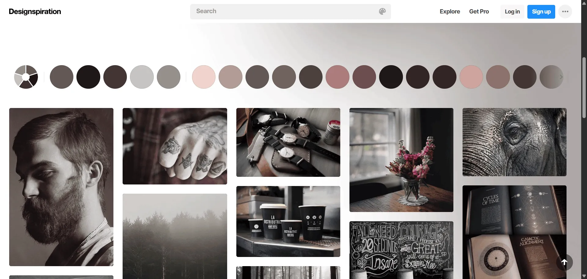 Designspiration is a specialized visual platform tailored for designers to explore and save creative inspiration across many fields such as graphic design, photography, typography, architecture, and more. Unlike general image sites, it focuses exclusively on design content, enabling users to discover curated projects, build mood boards, and organize ideas systematically. Features include powerful color and keyword search to locate inspiration by color palettes or themes, a browser extension for capturing inspiration from anywhere on the web, and private collections for saving ideas. The platform supports creatives such as designers, photographers, and architects seeking organized, high-quality design ideas to fuel their creative projects.