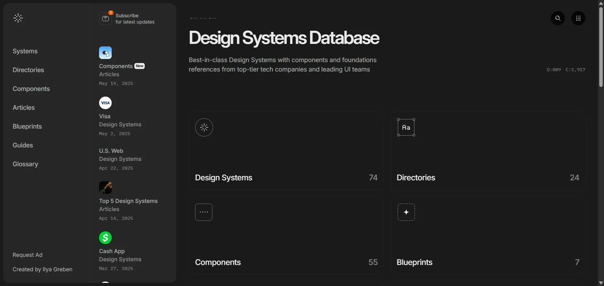 Access the world's most comprehensive collection of enterprise-grade design patterns without endless hunting through scattered documentation with design system database Design Systems Surf. Built for designers, developers, and product teams seeking proven solutions from industry leaders, this meticulously curated platform combines references from Adobe Spectrum, Apple HIG, and IBM Carbon with searchable components across 70 systems so you can discover battle-tested patterns and understand implementation approaches that actually work in production, while organized directories and technical documentation enable rapid system development without reinventing foundational elements. This runs on a platform created by Ilya Greben that showcases design systems from companies like Microsoft, Salesforce, and Material Design, ensuring every component reference maintains enterprise quality standards, accelerates development cycles, and provides the building blocks needed to create cohesive user experiences that scale across teams and products.