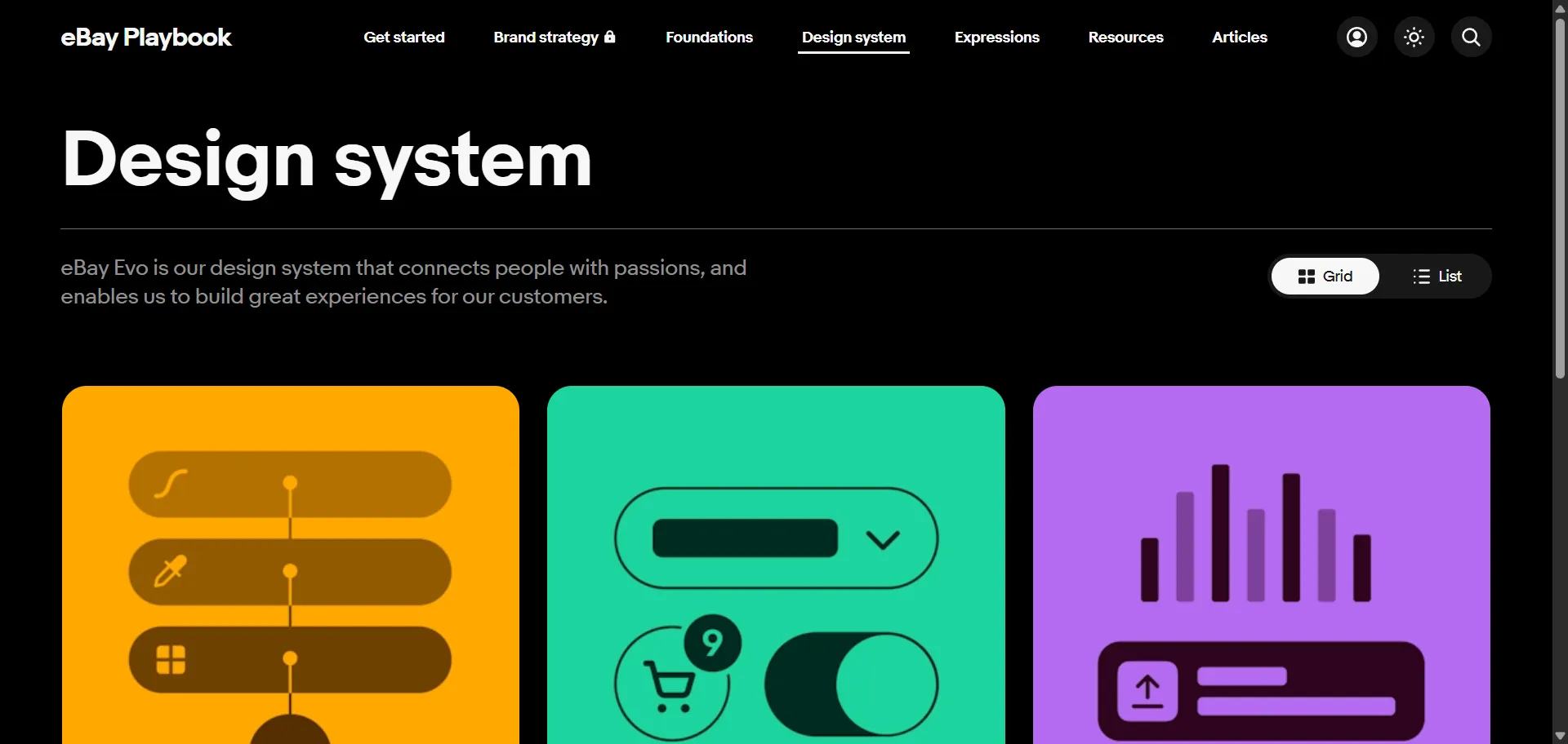 eBay Evo design system transforms complex e-commerce interface challenges into seamless, scalable marketplace experiences trusted by millions of buyers and sellers worldwide. Built for product teams and developers creating eBay ecosystem platforms, it combines 32 reusable components with 16 foundational directories so you can build cohesive shopping interfaces efficiently, while accessibility-first approach and comprehensive Figma integration enable consistent user experiences without rebuilding common patterns. This system operates on over 300 pages of documentation trusted by eBay's global design teams, featuring advanced WCAG compliance standards and automated documentation pipeline that updates in under two minutes. Whether you're building marketplace features or scaling design consistency across multiple e-commerce touchpoints, this comprehensive design system helps every project ship faster with consistent, accessible interfaces that maintain visual coherence across web and mobile while supporting eBay's mission to connect buyers and sellers globally.