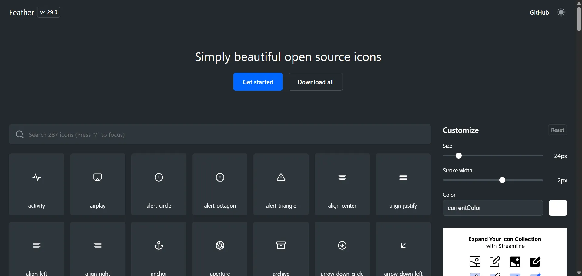 Feather Icons