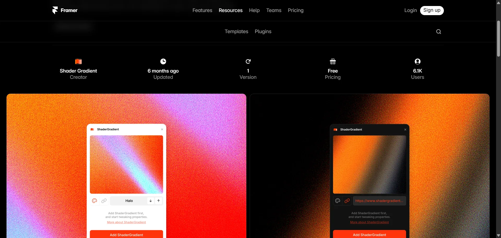 Create stunning moving gradients with customizable colors, shapes, grains, and lighting effects. Use ShaderGradient to enhance your website’s visuals with dynamic, fully adjustable backgrounds.