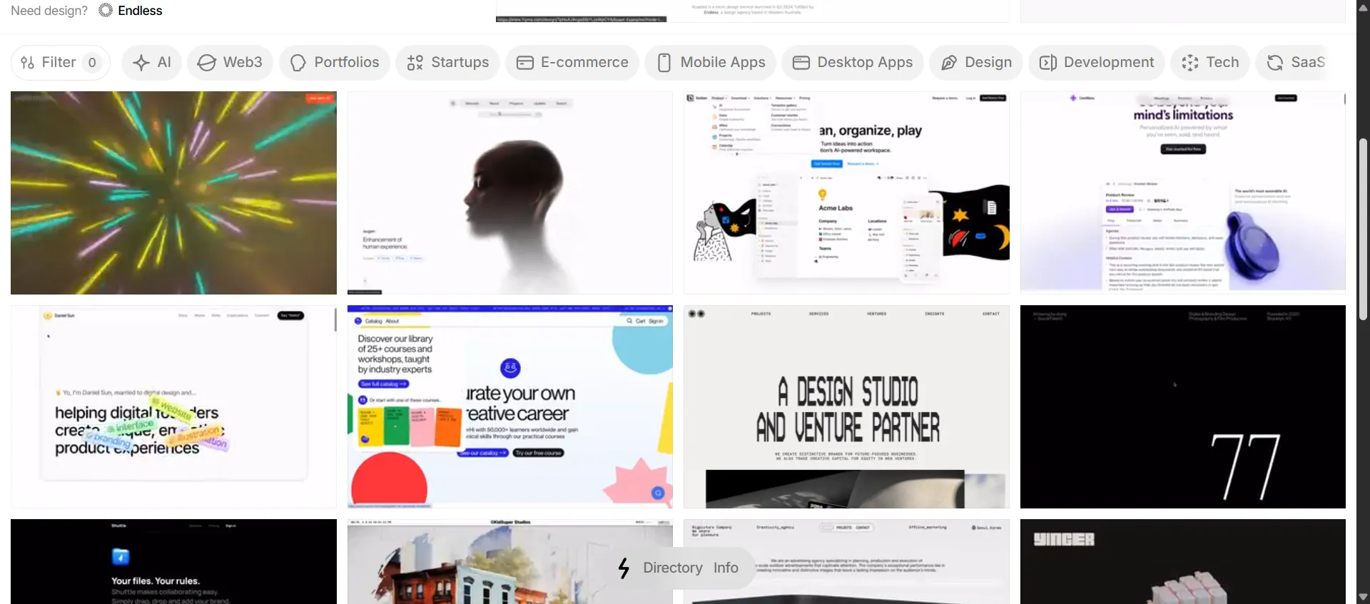 Godly is a website that provides a curated collection of web design inspiration. It showcases a variety of website designs, including e-commerce and portfolio sites, emphasizing good UI/UX. It is a valuable resource for designers seeking inspiration and pushing the boundaries of creativity and functionality in web design