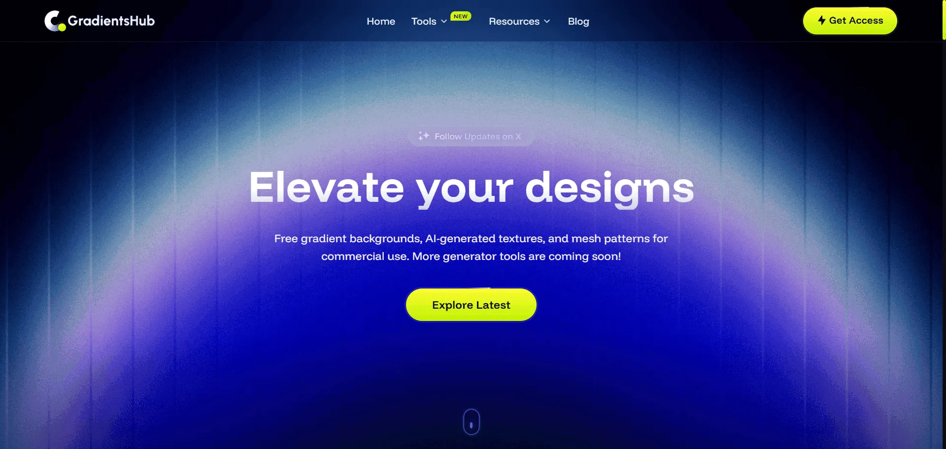 Skip hunting through endless design resources and instantly access premium-quality visual assets with gradient backgrounds GradientsHub. Built for designers, developers, and creative professionals who need stunning backgrounds without budget constraints, this comprehensive platform combines over 600 curated gradient collections with AI-generated textures and mesh patterns so you can download HD resources for commercial use and generate custom color palettes using built-in tools, while CSS and Tailwind code generation enables seamless development integration without manual color coding. This runs on a platform that offers completely free access to all resources without account registration requirements and maintains regular updates with new features like gradient text generators and button styles, ensuring every project launches with professional-grade aesthetics, maintains visual consistency across all brand touchpoints, and delivers designs that captivate audiences while supporting creators through optional credit attribution rather than restrictive licensing fees.