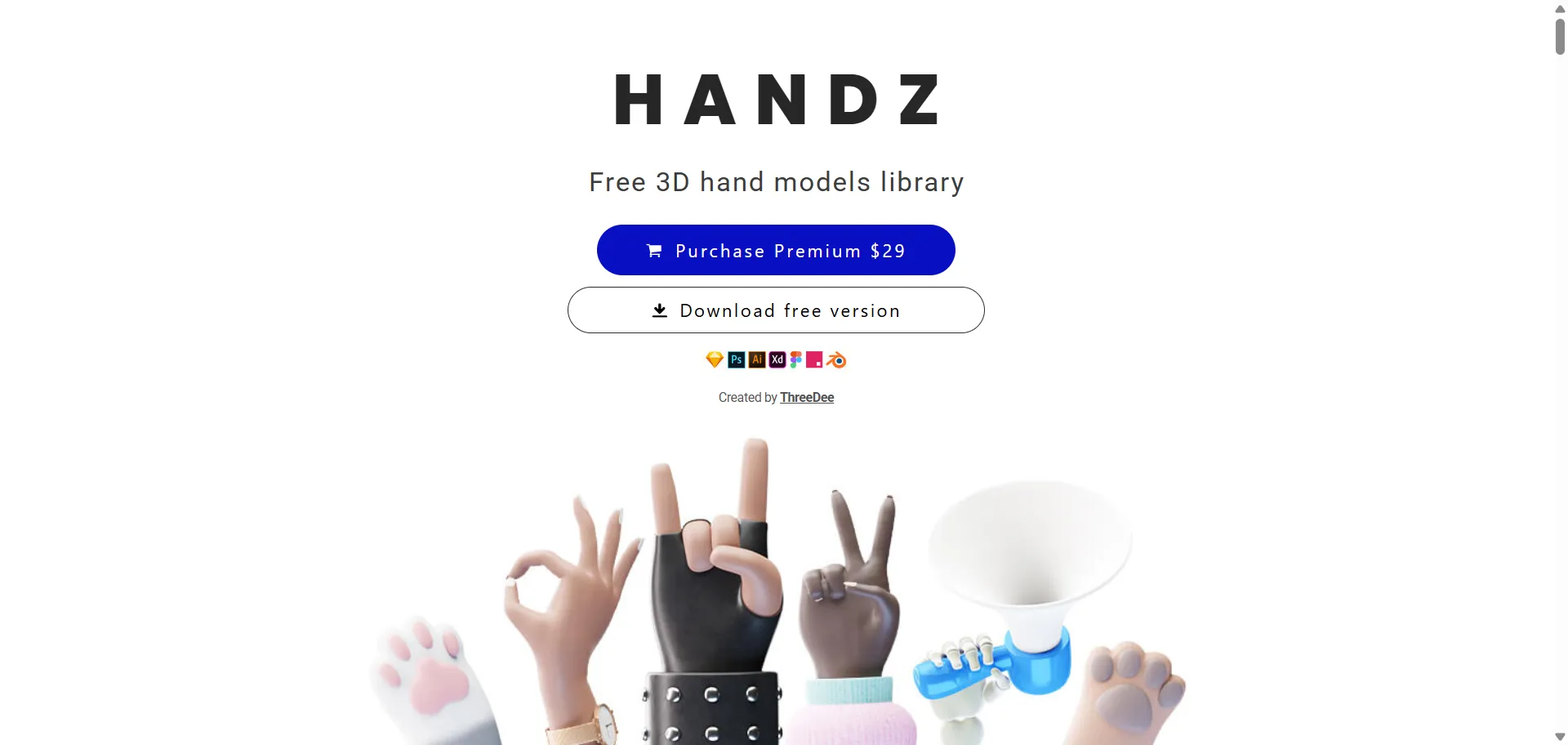 collection of 3D libraries for designers and developers. It offers various 3D assets such as characters, icons, mockups, scenes, and more