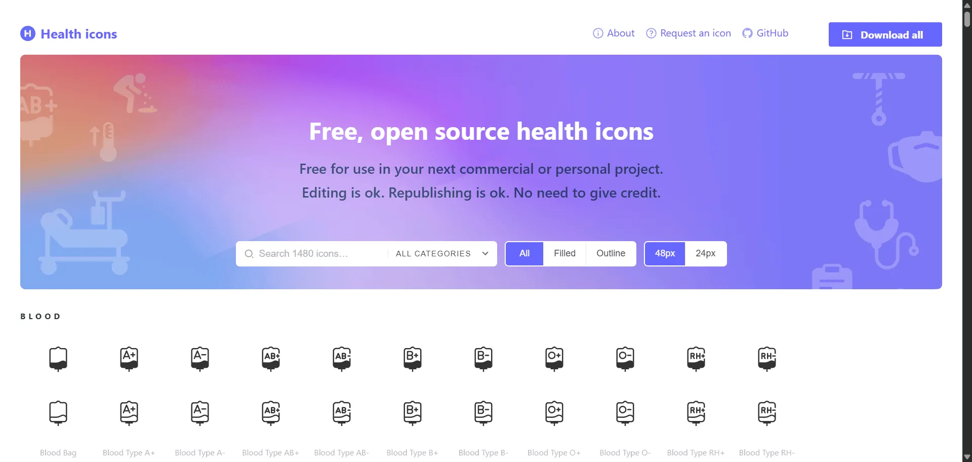 Health Icons