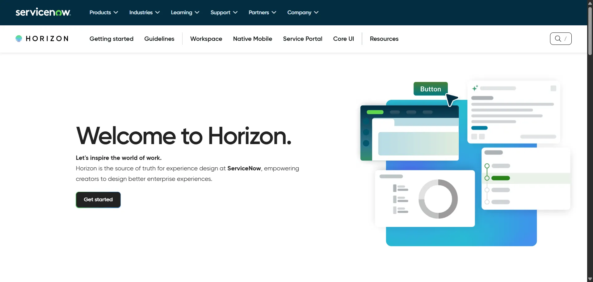 Horizon Design System eliminates fragmented ServiceNow interfaces into cohesive enterprise experiences through comprehensive design framework. Built for ServiceNow creators, developers, and enterprise teams, this centralized design system combines AI guidelines with 4 app frameworks including Workspace, Native Mobile, Service Portal, and Core UI so you can build enterprise applications faster, while 60+ components and accessibility standards enable consistent branding without development complexity. This runs on a platform trusted by ServiceNow's global ecosystem with May 2024 launch, ensuring every project ships faster, looks sharper, and scales effortlessly through enterprise-grade patterns.