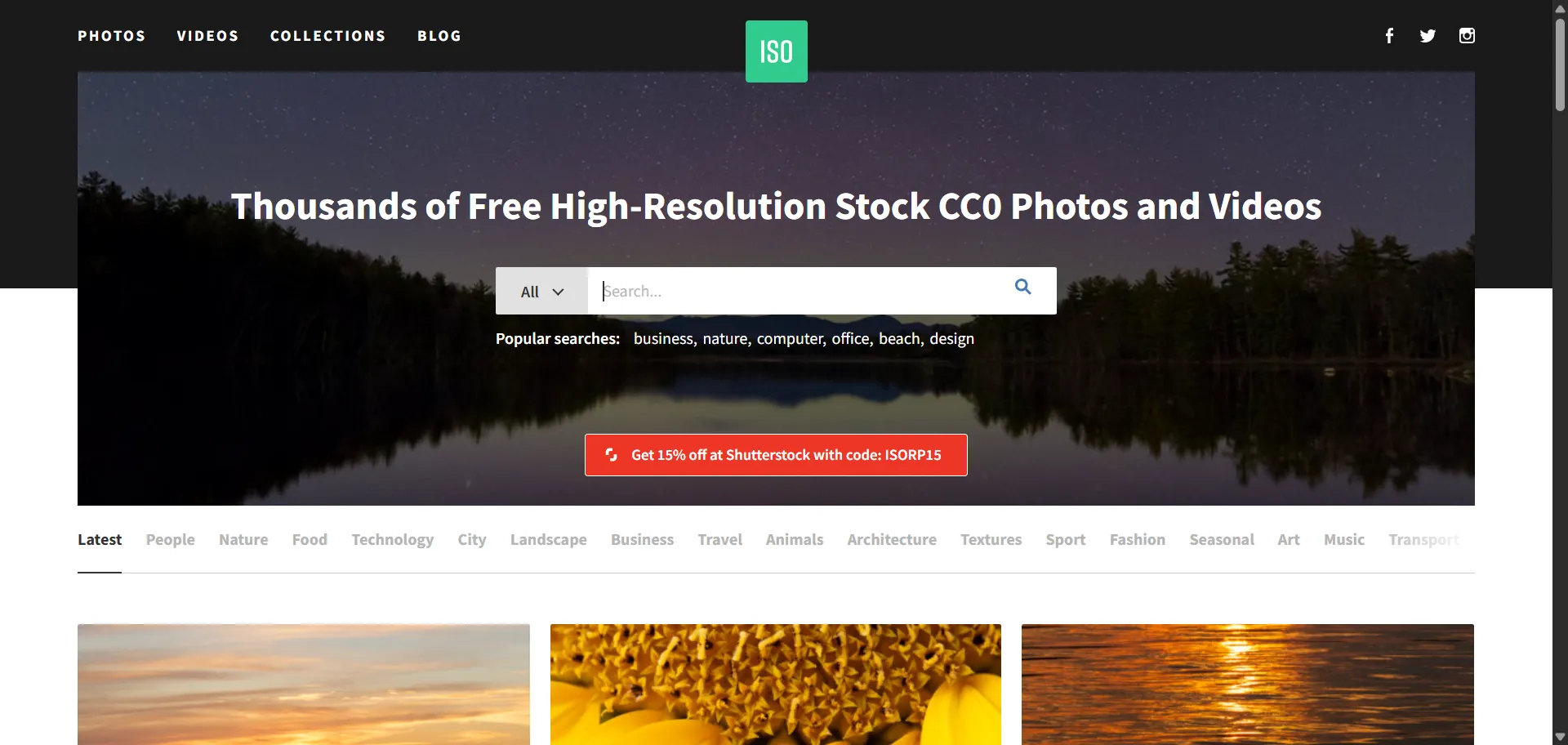 Iso Republic is a free stock photo website that offers a diverse collection of high-quality images. The platform is aimed at creatives looking for unique visuals to enhance their projects, with a focus on providing fresh and inspiring content.