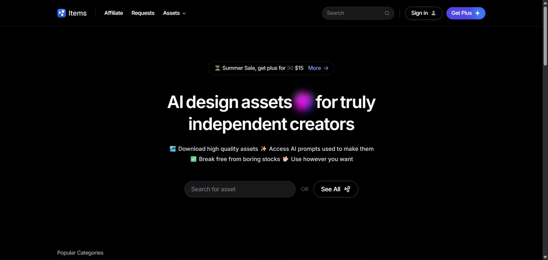 Stop designing in the dark with Items.design, the UI component gallery for product designers. Built to solve the challenge of finding specific design inspiration, it provides a massive, curated library of real-world UX patterns and components from successful apps. Instead of searching endlessly for the right example, you can easily filter by elements like 'onboarding flows' or 'pricing tables' to see how the best products approach a problem. This targeted discovery process saves you hours of research, helps you make informed design decisions, and ensures you're applying proven solutions. It's the essential resource for any designer looking to build intuitive, user-friendly interfaces without starting from scratch on every project.
