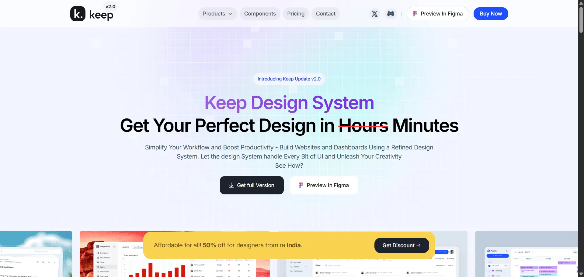 Keep Design System, Figma and React UI kit, bridges design and development so you create and ship consistent, modern UIs in record time. Designed for freelancers, agencies, and in-house teams, it combines thousands of production-ready components with Figma variables and a robust open-source React library, enabling you to build dashboards and sites faster without tedious alignment or handoff issues. Responsive layout tools and smart tokens ensure each interface is pixel-perfect across any device, while built-in dark mode and lifetime free updates let your work stay on trend effortlessly. Trusted by over 12,000 users and rated 5/5 from 60 Product Hunt reviews, this ecosystem guarantees every project maintains design coherence, ships ahead of schedule, and scales cleanly from MVPs to enterprise apps.