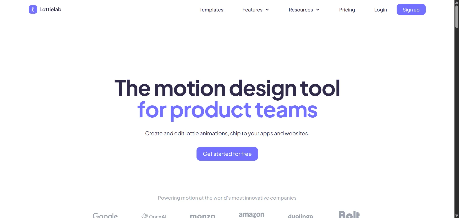 Stop wrestling with clunky animation workflows that drain your creativity and start building stunning interactive experiences in minutes with motion design tool Lottielab. Built for product teams, designers, and developers who demand speed without sacrificing quality, this revolutionary platform combines seamless Figma integration with drag-and-drop animation tools so you can create, collaborate, and ship Lottie animations 5x faster than traditional methods, while real-time collaboration features and one-click exports to GIF, MP4, and code enable instant deployment without technical bottlenecks. This runs on a platform that raised €3.7 million from Point Nine and attracted investors from Webflow, Slack, and Squarespace, ensuring every animation launches with production-ready performance, maintains interactive capabilities that engage users beyond static content, and transforms your design process from tedious handoffs into streamlined creative powerhouse that ships delightful experiences instantly.