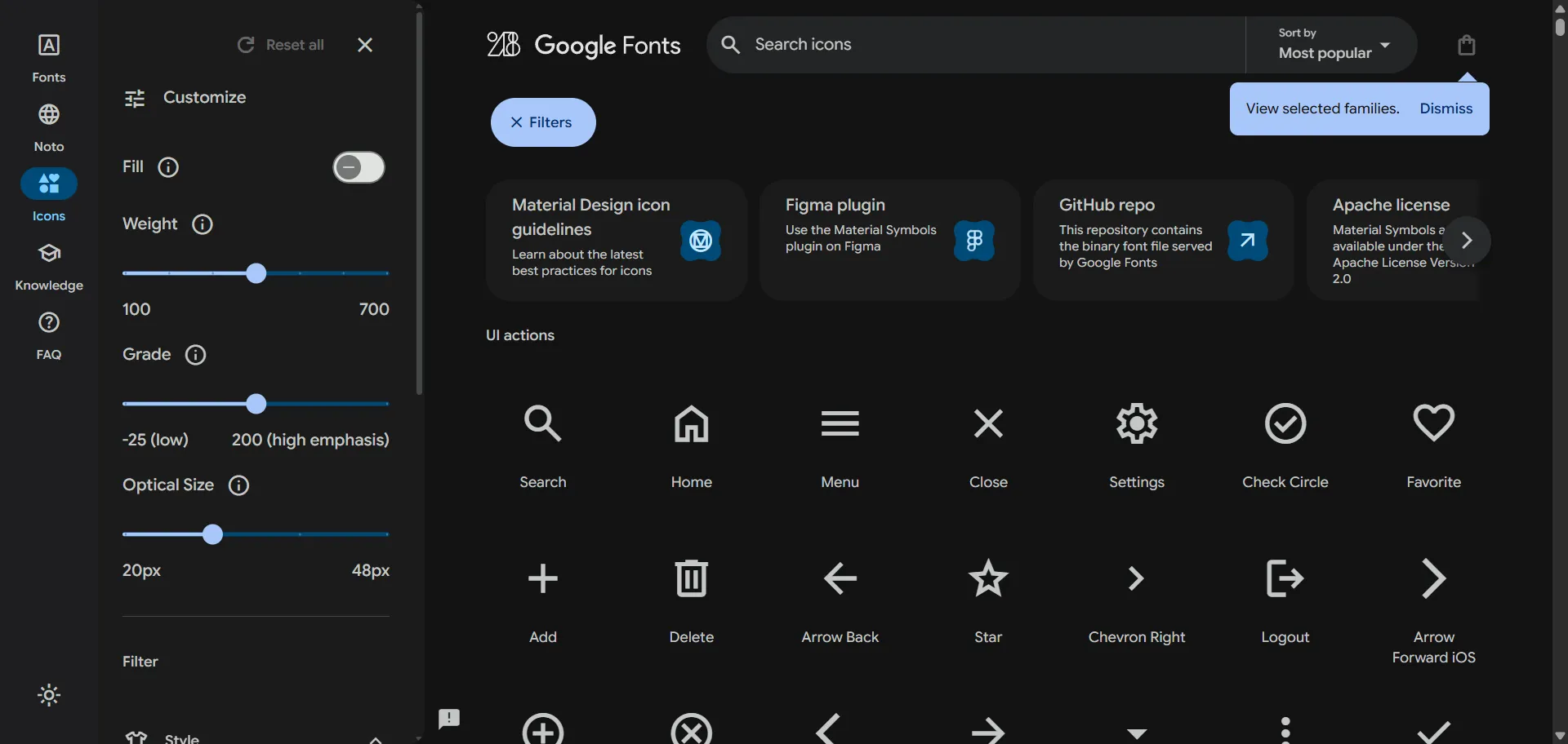 Material Icons