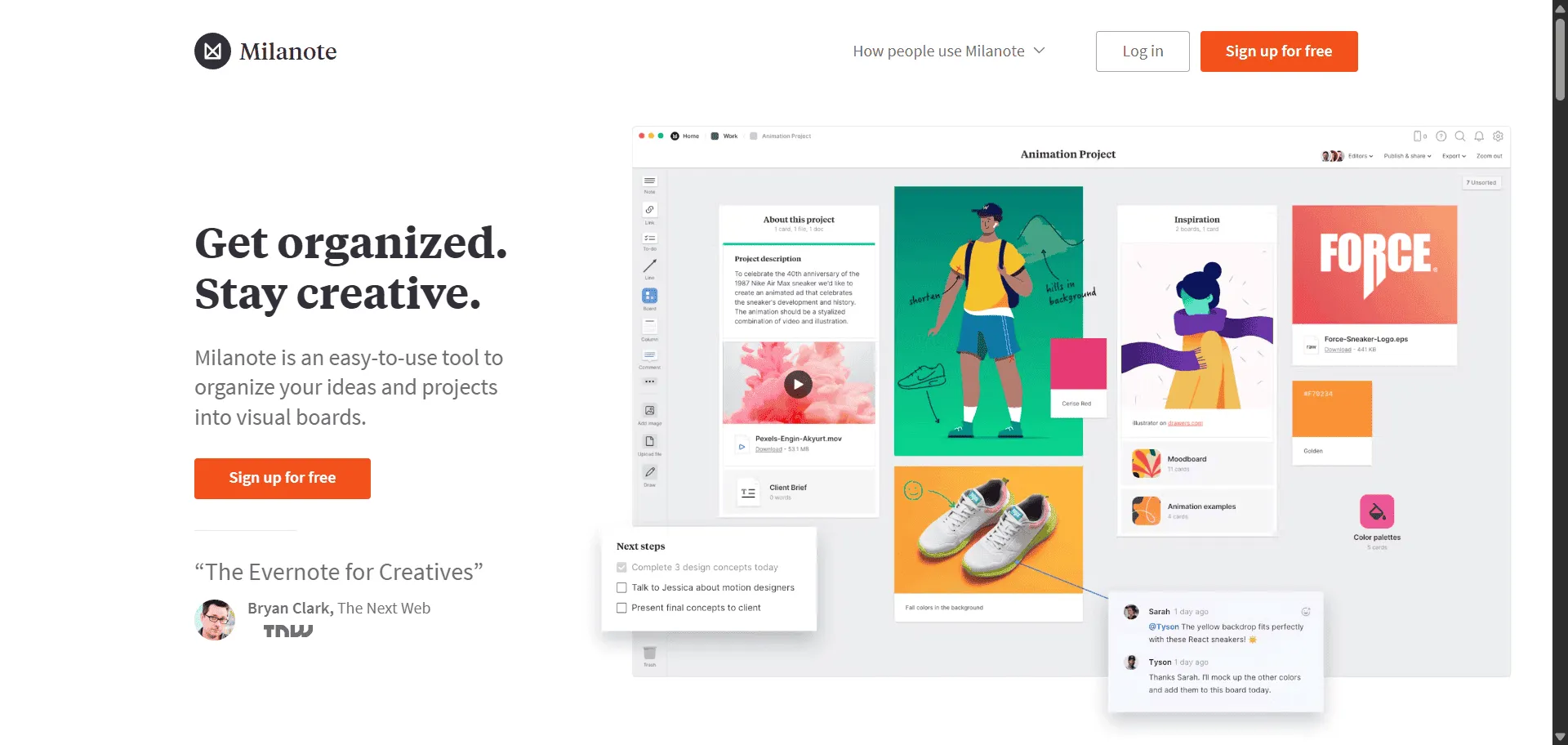 Stop juggling scattered notes across endless apps and embrace seamless creative organization with Milanote visual project organization. Built for designers, writers, marketers, and creative teams seeking visual clarity, this intuitive platform combines drag-and-drop boards with multimedia support so you can arrange notes, images, videos, sketches, and files into cohesive project narratives instantly, while real-time collaboration features and cross-device syncing enable seamless teamwork without creative bottlenecks. The platform supports all common file types including design files, PDFs, and documents alongside web clipping capabilities that capture inspiration from any website with a single click. Trusted by major companies including Uber, Chanel, Facebook, Google, and Nike for daily creative workflows, this runs on a platform with 500K+ downloads and 4.6-star rating on Google Play, ensuring every project ships faster, looks sharper, and scales effortlessly across modern creative workflows.