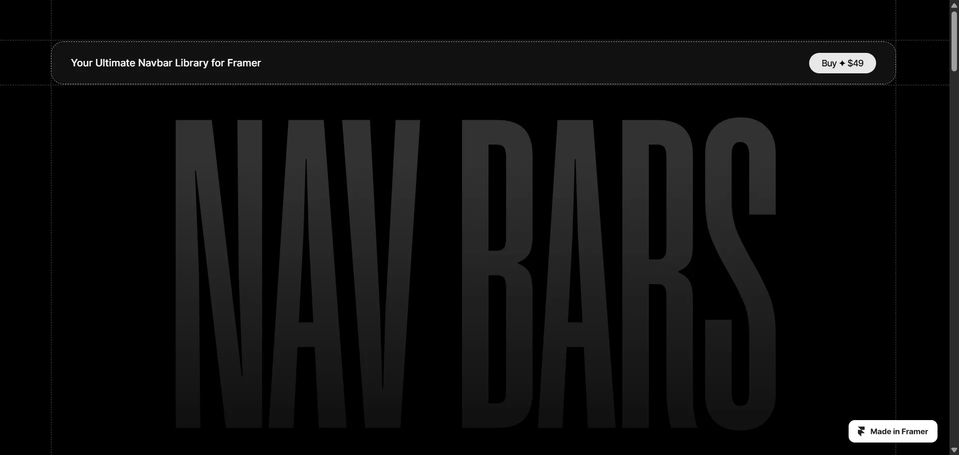 Offers customizable navigation bar templates. Simplifies the process of creating responsive menus.