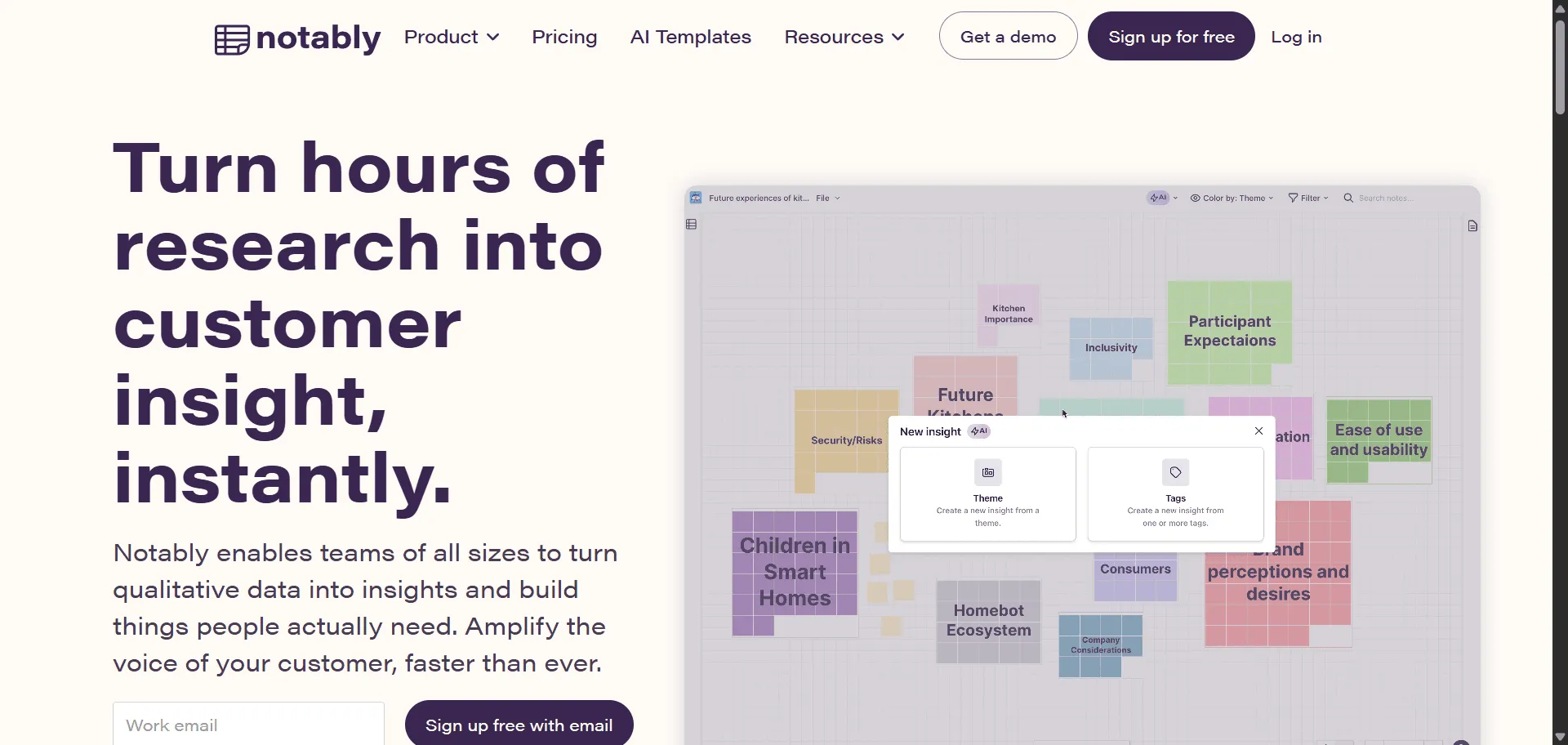 Transform scattered research data into actionable insights that drive product decisions with intelligent automation. Research platform Notably empowers UX researchers, product managers, and design teams to synthesize qualitative data from interviews, surveys, and usability tests using AI assistant Posty. Built for teams of all sizes, it combines automatic transcription and tagging with intelligent clustering so you can uncover patterns and themes in hours instead of weeks, while collaborative synthesis tools and searchable repositories enable organizations to build comprehensive research libraries without manual data organization. This all-in-one platform includes expert-crafted AI templates, interactive insight collections, and automated workflow capabilities that handle transcription, highlighting, and initial analysis. Trusted by companies and organizations with growing recognition on Product Hunt, ensuring every research project ships faster, looks sharper, and scales effortlessly from data collection to stakeholder presentations.