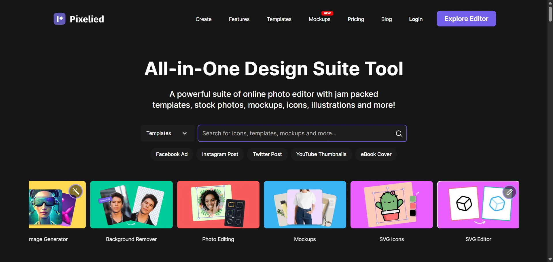 online image and graphics editor. It offers features such as cropping, flipping, and transforming images. It also showcases user ratings, testimonials, and examples of its work. Also, It claims to boost creativity and elevate visuals for various purposes.