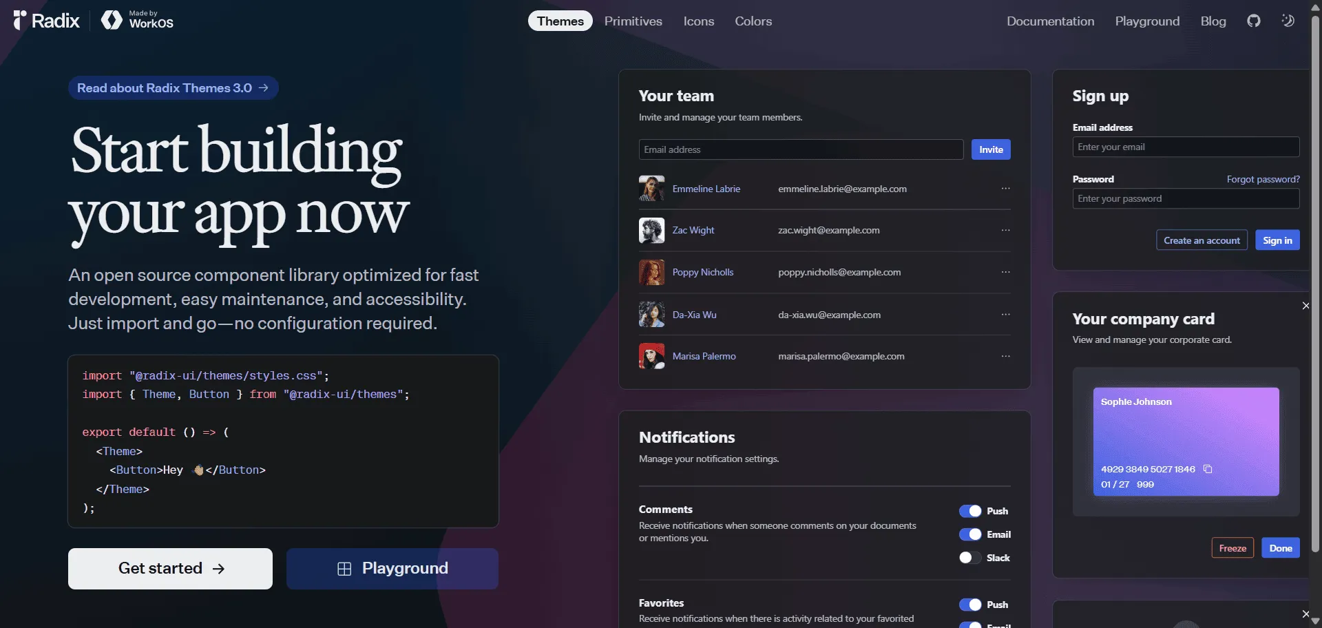 Radix UI eliminates complex interface development into accessible experiences through comprehensive React component library. Built for web developers and design teams, this open-source toolkit combines headless primitives with accessibility standards so you can build modern applications faster, while unstyled components and developer experience focus enable consistent branding without styling constraints. This runs on a platform trusted by React ecosystem with MIT license, ensuring every project ships faster, looks sharper, and scales effortlessly through accessible headless architecture.