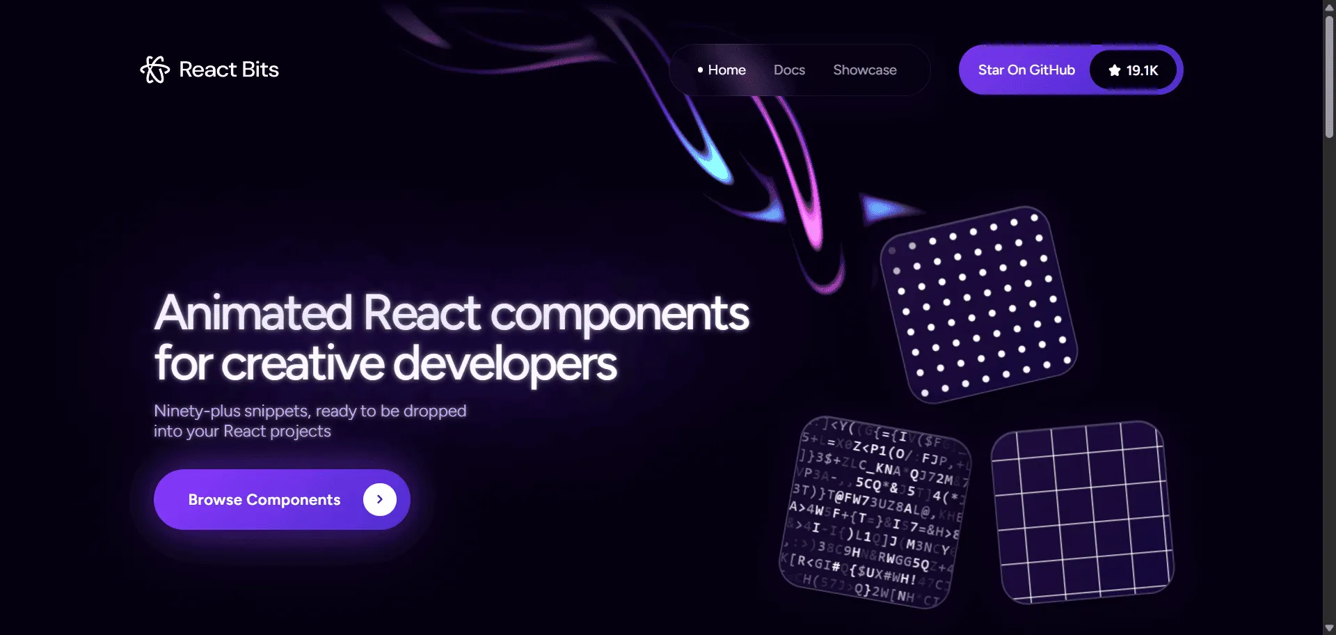 ReactBits React component library. Built for React developers seeking simplicity and performance, it offers a collection of minimal, accessible UI components so you can build fast, maintainable user interfaces without heavy dependencies or complex setups. ReactBits focuses on delivering essential components with clear APIs, enabling quick integration and effortless customization while maintaining accessibility standards. Unlike bulky UI kits, ReactBits stays lightweight, making it ideal for projects prioritizing speed and code clarity. Its open-source nature encourages community contributions and ongoing improvements, helping you stay current with React best practices. Designed to work seamlessly in modern React environments, ReactBits accelerates development cycles while ensuring your UI is both robust and user-friendly, empowering you to ship clean, scalable apps efficiently.