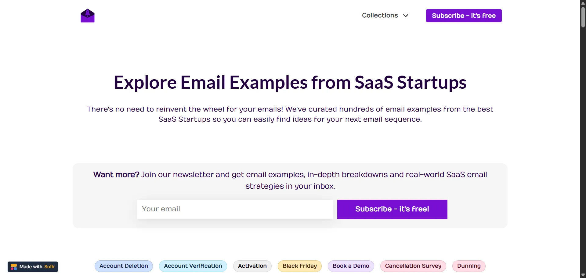 Stop staring at a blank page and write better SaaS email examples with SaaS Emails. Built for marketers and founders, this resource solves the challenge of creating effective campaigns by providing a comprehensive library of real-world emails from top companies. Instead of guessing, you can explore a curated collection, filtering by categories like onboarding, free trials, or billing to find the exact inspiration you need. This allows you to understand what works, adapt proven strategies for your own funnels, and ship effective campaigns faster. It's the essential swipe file for any team looking to improve engagement, reduce churn, and drive growth.