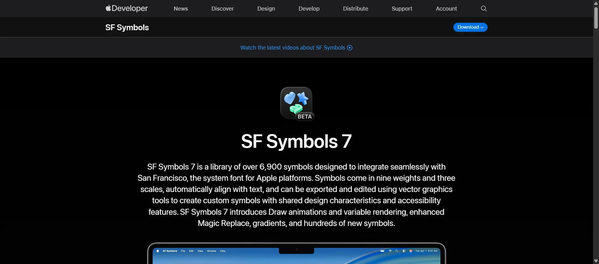 A huge library of over 6,900 symbols, SF Symbols makes it easy for designers and developers to find, customize, and use icons that perfectly match Apple’s system font, San Francisco. The site lets you browse symbols in nine different weights and three sizes, so your icons always look just right with your text. You can export any symbol and tweak it in your favorite vector graphics app, making it simple to create custom icons that keep the same style and accessibility features. The latest version brings cool updates like Draw animations, variable rendering, enhanced Magic Replace, gradients, and hundreds of new symbols, helping you build apps that look polished and work great across all Apple platforms