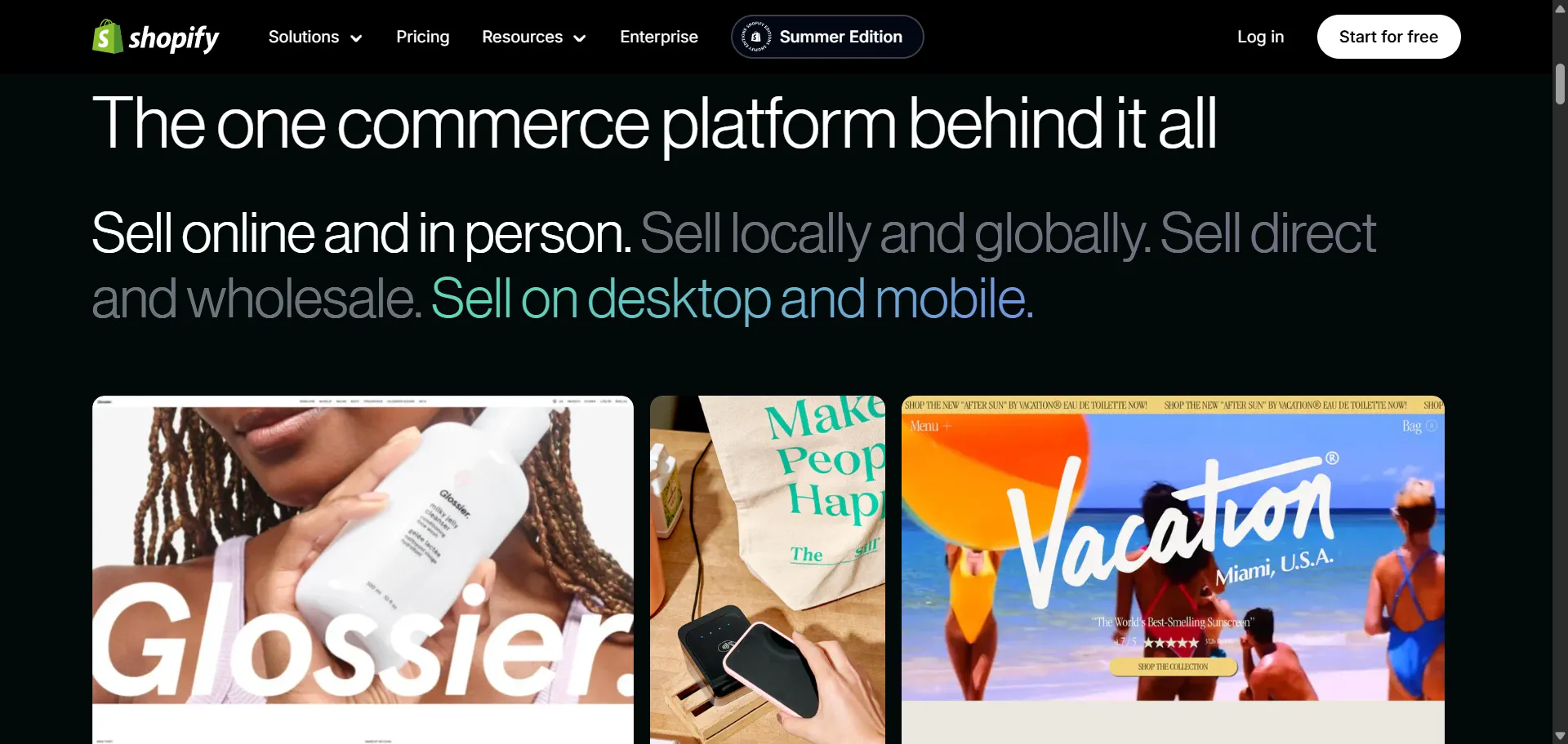 Shopify is a powerful, user-friendly platform designed to help individuals and businesses create professional websites without coding expertise. Its intuitive drag-and-drop editor allows users to customize responsive themes, add products, and set up payment gateways seamlessly. Beyond e-commerce, Shopify supports content-based websites, offering tools for blogging, SEO, and customer engagement. The platform also provides an AI-powered store builder that generates complete online stores from descriptive keywords, streamlining the setup process . With integrated hosting, secure payment processing, and 24/7 support, Shopify offers a comprehensive solution for building and managing a website.