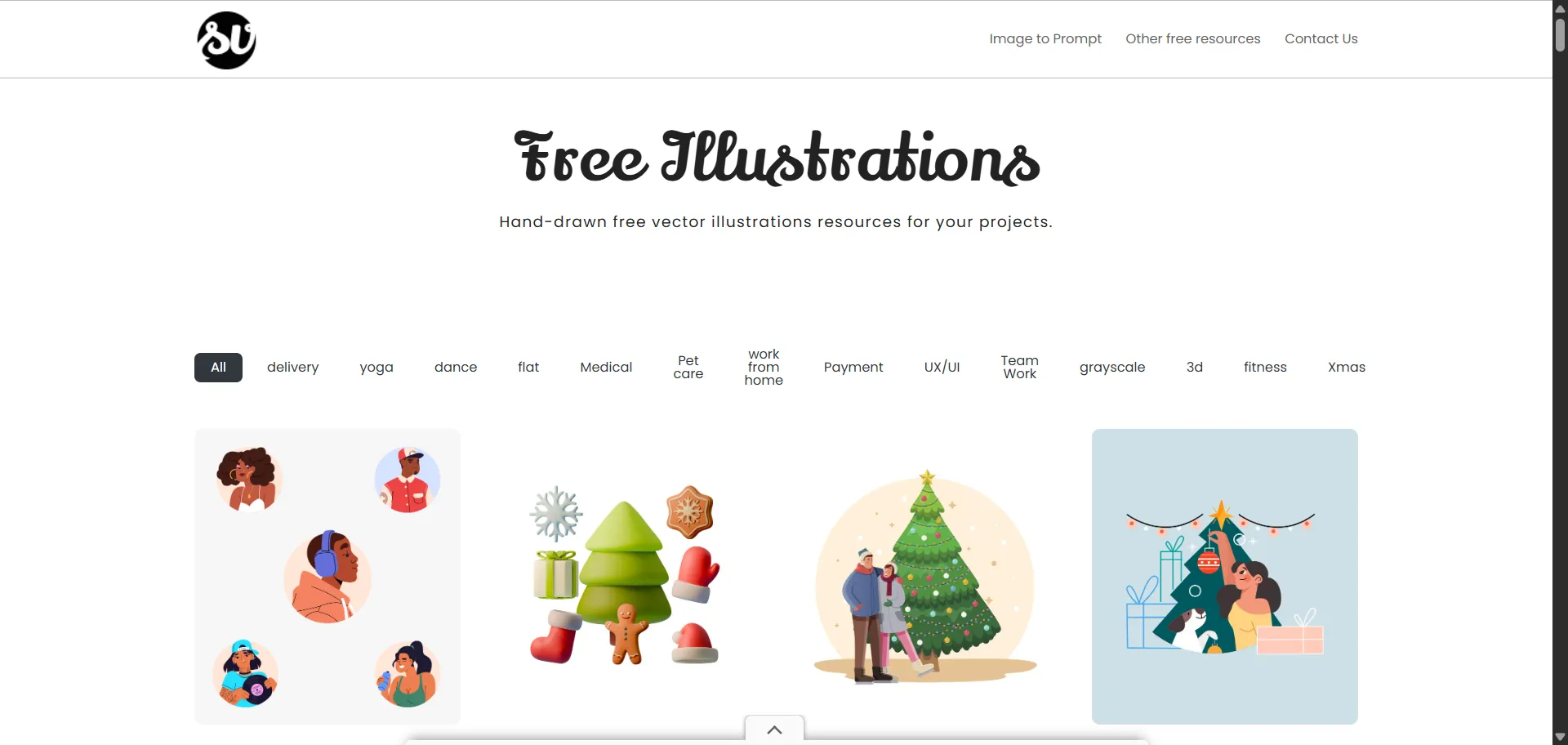 Hand-drawn free vector illustrations resources for your projects.