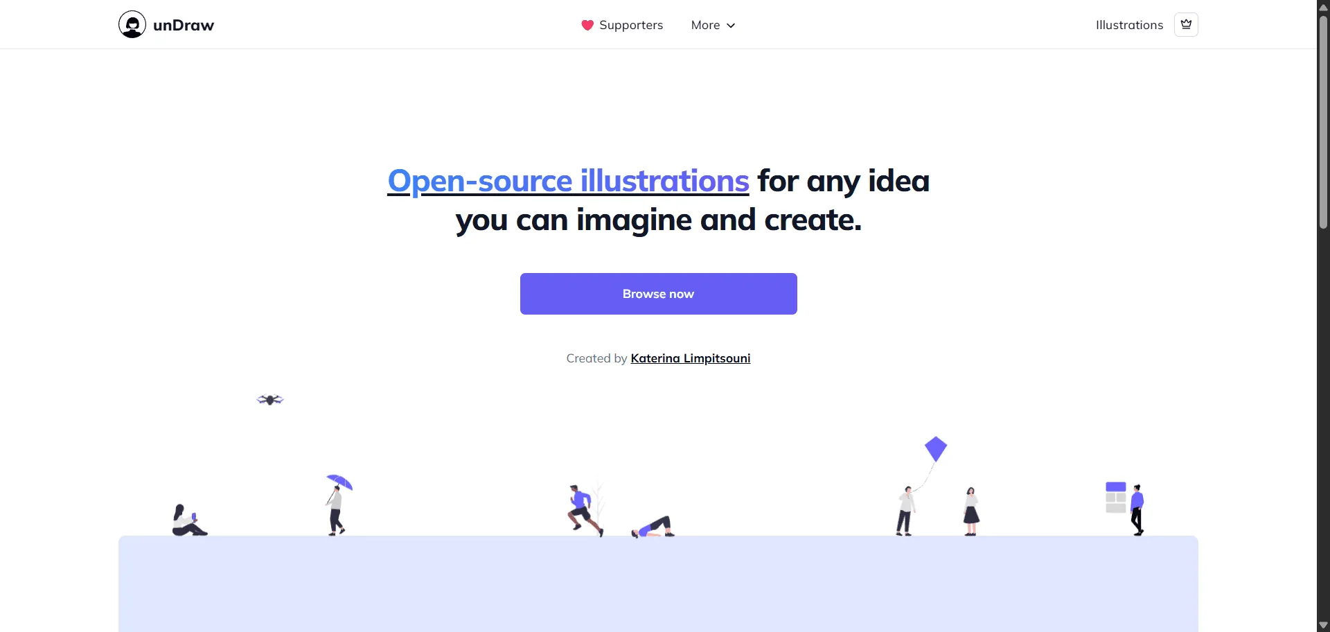 Stop struggling with expensive illustration licenses when you need beautiful, customizable graphics that match your brand perfectly. Free illustrations unDraw delivers comprehensive open-source design assets through instant color customization and format flexibility. Built for designers, developers, and creative professionals who demand quality without budget constraints, it combines 700+ handcrafted SVG illustrations with live color editing so you can create cohesive visual experiences instantly, while PNG and SVG download options enable seamless workflow integration without attribution requirements. This runs on a platform trusted by 150K+ monthly users worldwide with continuous updates and Adobe XD plugin integration, ensuring every project ships faster, looks sharper, and scales effortlessly across websites, applications, and marketing materials.