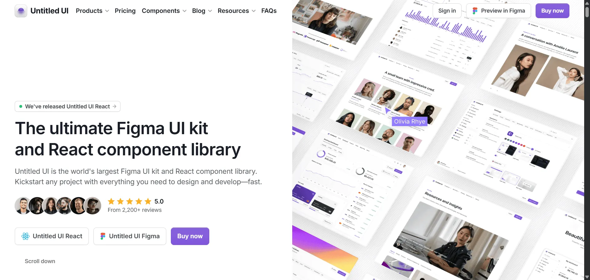 Skip months of design bottlenecks with production-ready components from Untitled UI. Built for designers and developers, this comprehensive Figma design system combines 10k+ components with 420+ page examples so you can launch websites faster, while React components and 4,600+ icons enable seamless development workflows without starting from scratch. This runs on a platform trusted by 280,000+ designers worldwide, ensuring every project ships faster, looks sharper, and scales effortlessly. Jordan Hughes created this system that companies like Google, Spotify, and Webflow rely on for consistent, professional interfaces that reduce design time from weeks to minutes while maintaining pixel-perfect quality standards.