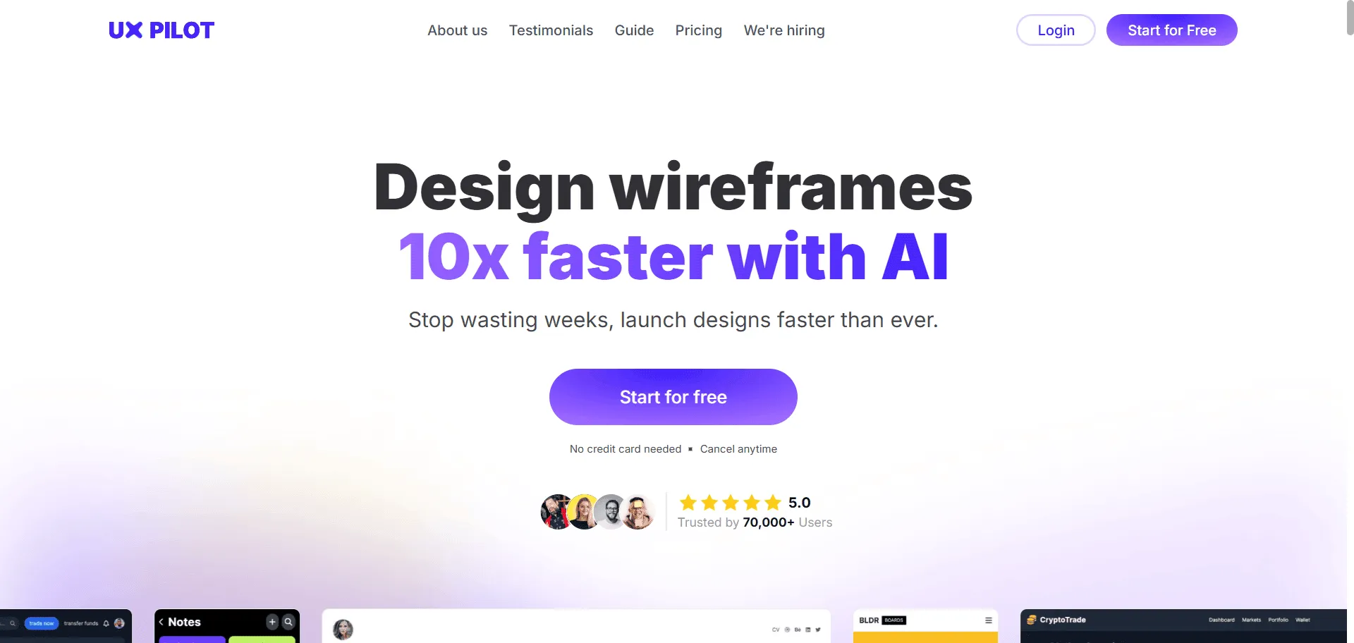 Stop spending weeks on wireframes when you need pixel-perfect UI screens that accelerate your entire design workflow instantly. AI UX design tool UX Pilot delivers comprehensive design generation through natural language prompts and Figma integration. Built for designers, product managers, and development teams who demand speed without sacrificing quality, it combines AI wireframing with high-fidelity UI generation so you can create complete screen flows in seconds, while predictive heatmaps and design review features enable data-driven optimization without lengthy testing cycles. This runs on a platform trusted by 300,000+ users worldwide with seamless code export and team collaboration capabilities, ensuring every project ships faster, looks sharper, and scales effortlessly across web and mobile platforms.