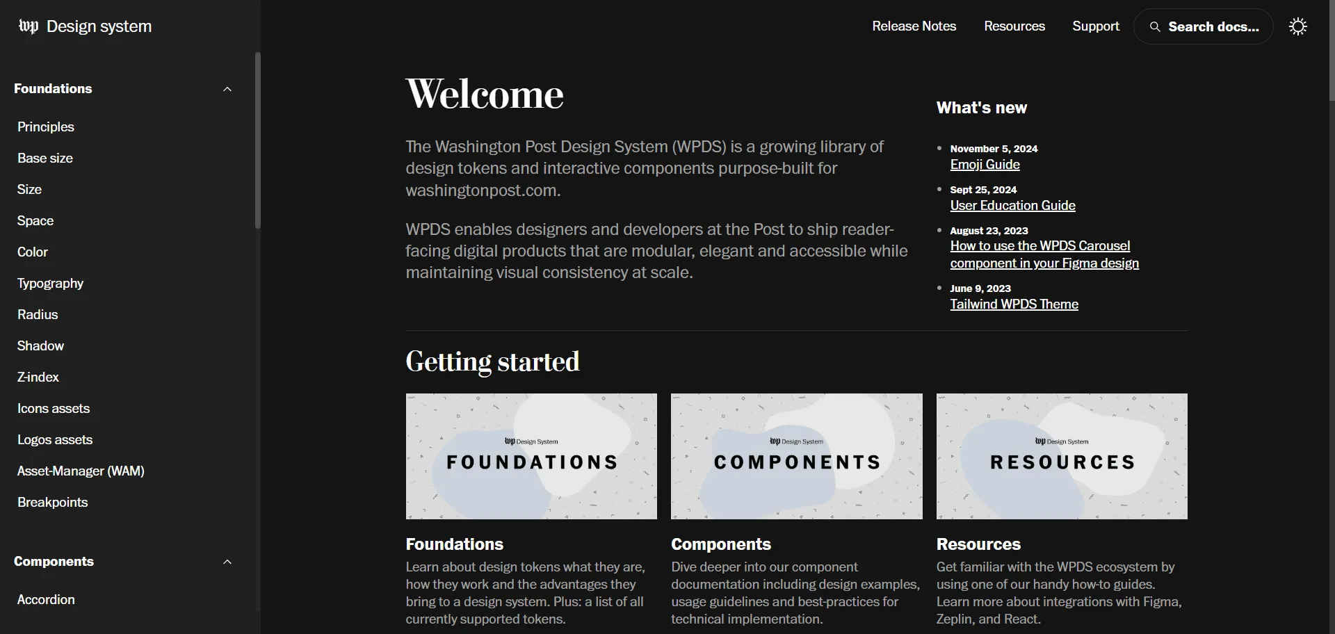 Washington Post Design System eliminates fragmented newsroom interfaces into cohesive digital experiences through comprehensive design framework. Built for news teams and digital publishers, this design system combines modular components with accessibility standards so you can build reader-facing products faster, while design tokens and collaborative features enable consistent branding without development overhead. This runs on a platform trusted by Washington Post's newsroom ecosystem, ensuring every project ships faster, looks sharper, and scales effortlessly through news-optimized architecture.