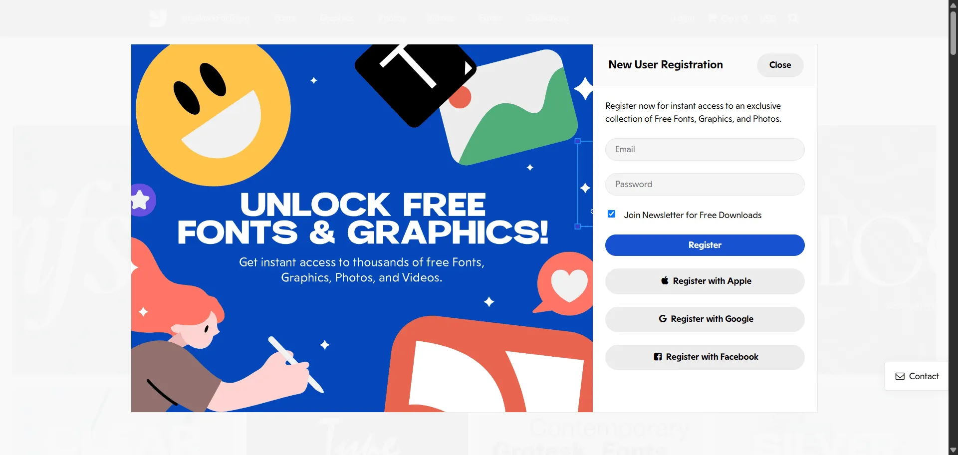 Empower your creativity with YouWorkForThem, the original design resource marketplace since 2001. Built for graphic designers and creative studios, it combines royalty-free fonts with a vast collection of graphics and photos so you can craft standout visuals, while flexible licensing and cashback rewards enable effortless scaling without recurring costs. The platform, trusted by brands like Apple and Nike, ensures your creative assets stay unique, affordable, and professionally curated to meet every design challenge across print and digital projects.