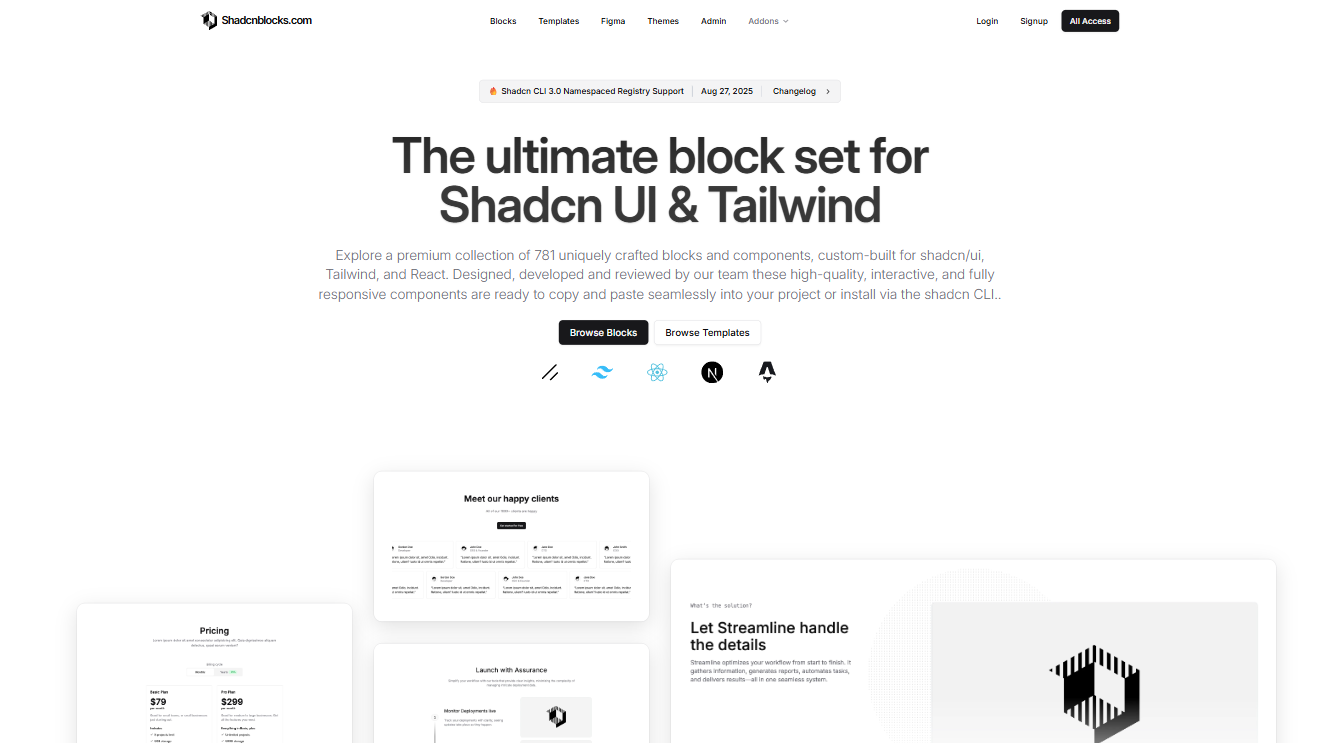 Cover of Shadcn Blocks
